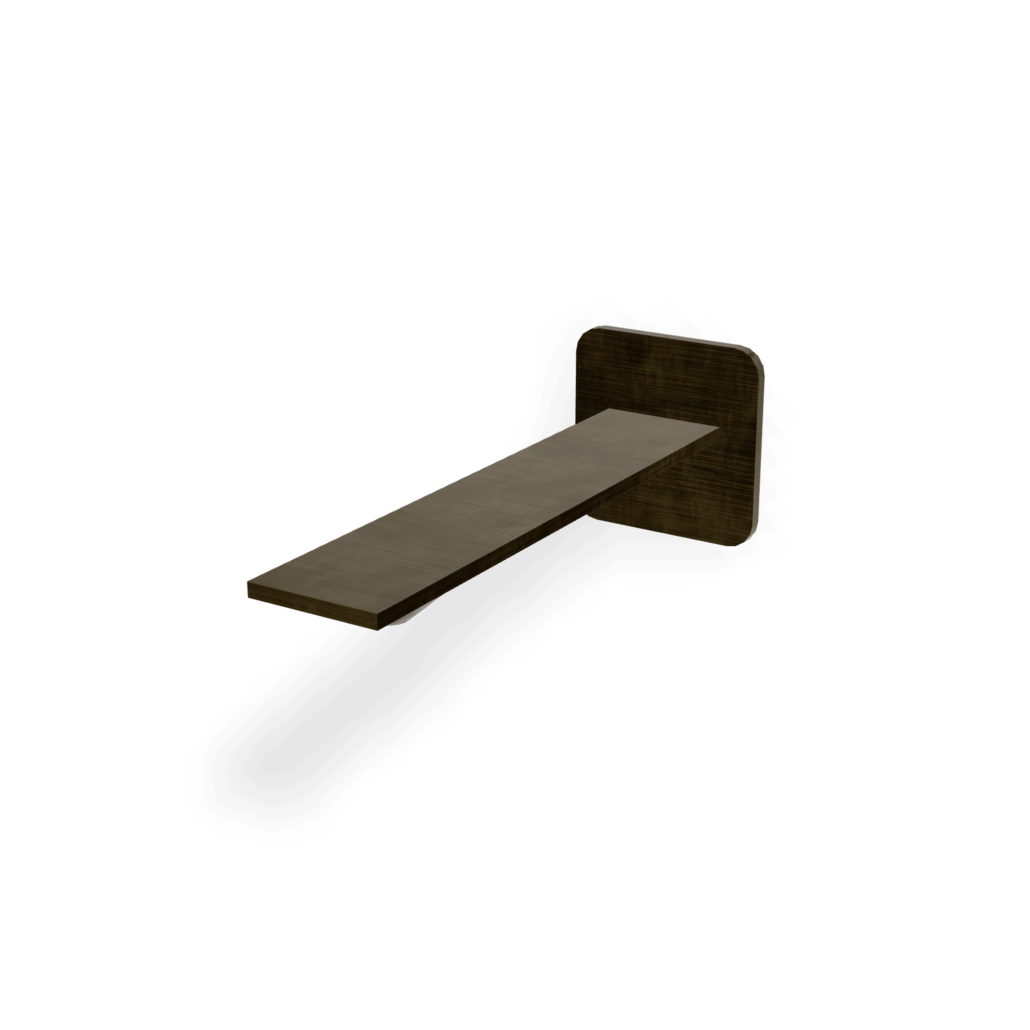 Излив для ванны настенный 186 мм Ran