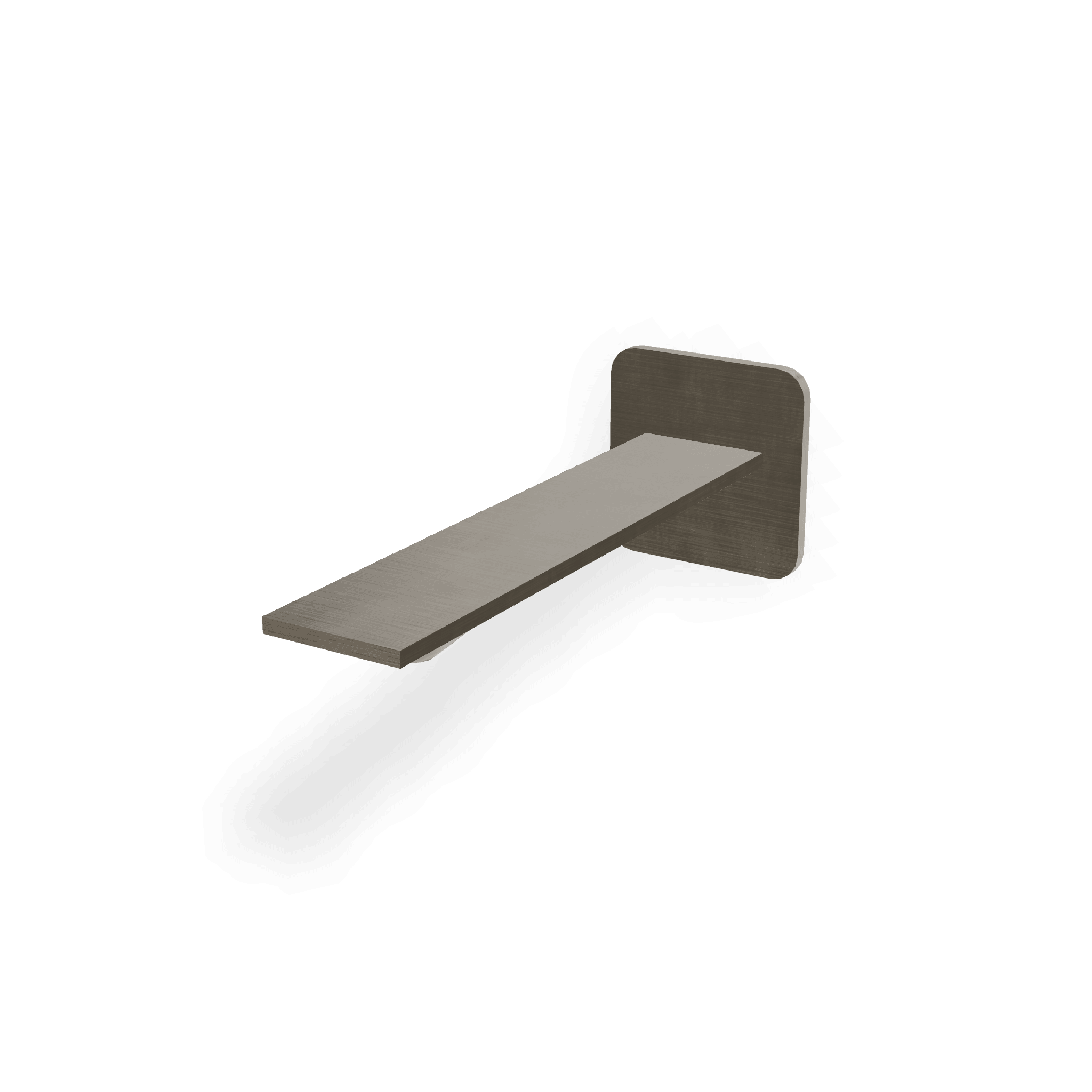 Излив для ванны настенный 186 мм Ran