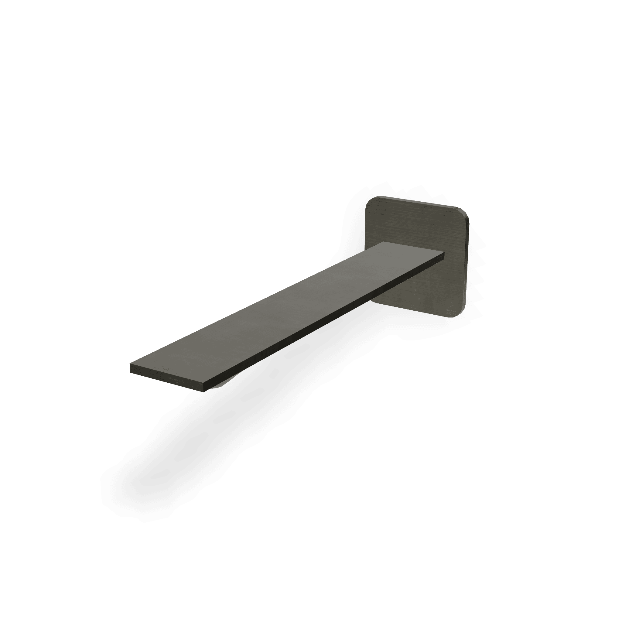 Излив для ванны настенный 236 мм Ran