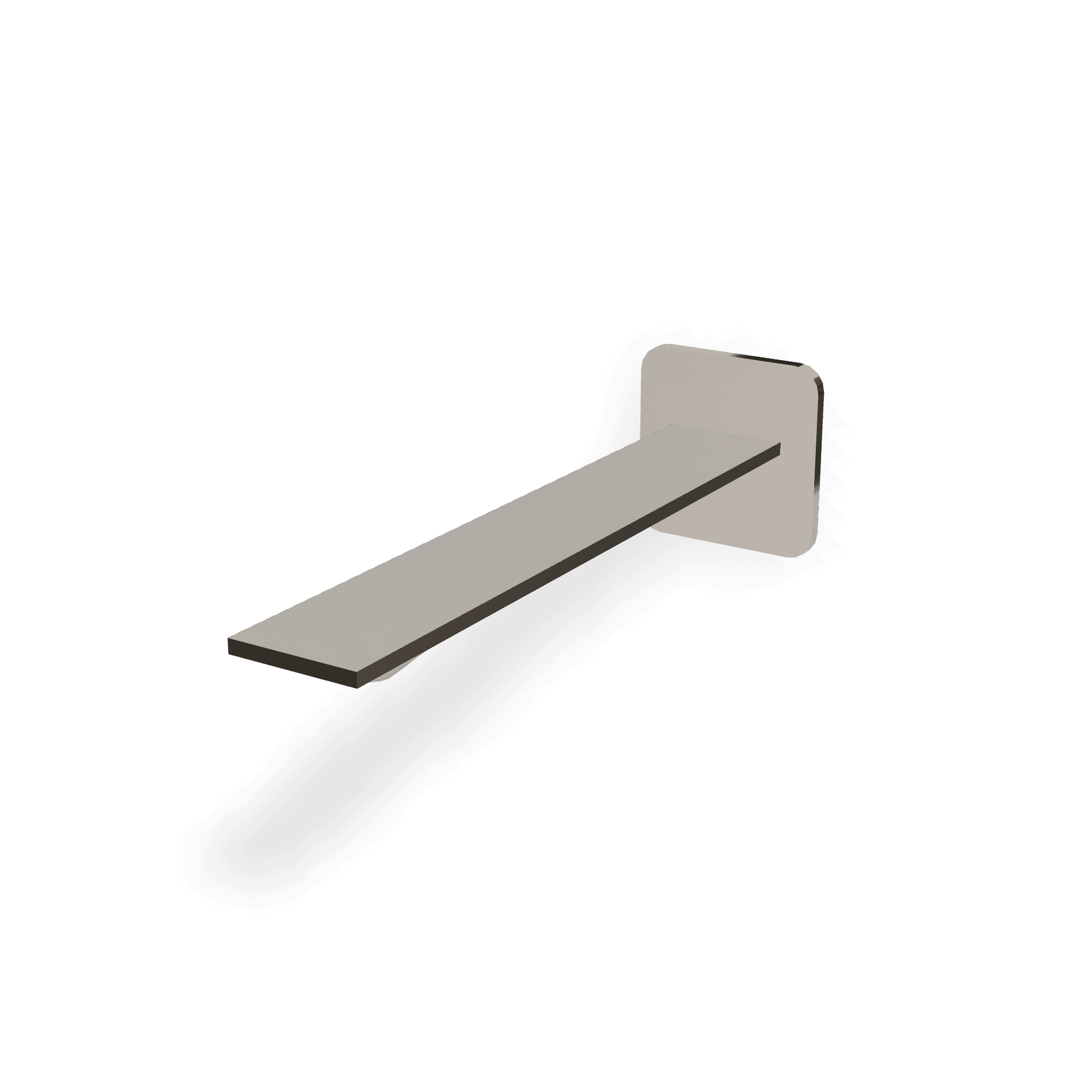 Излив для ванны настенный 236 мм Ran