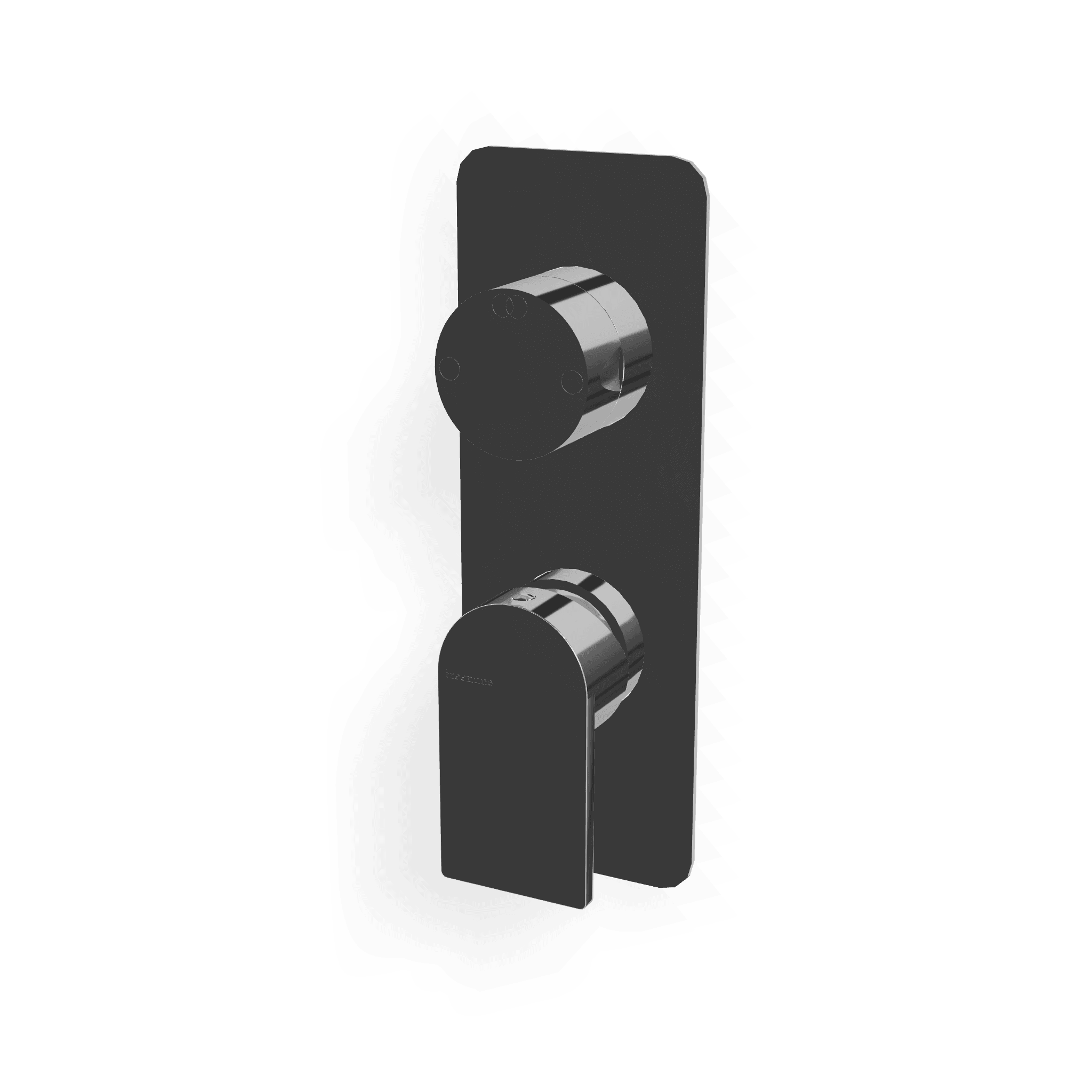 Внешняя часть смесителя для душа на 2 потребителя Ran