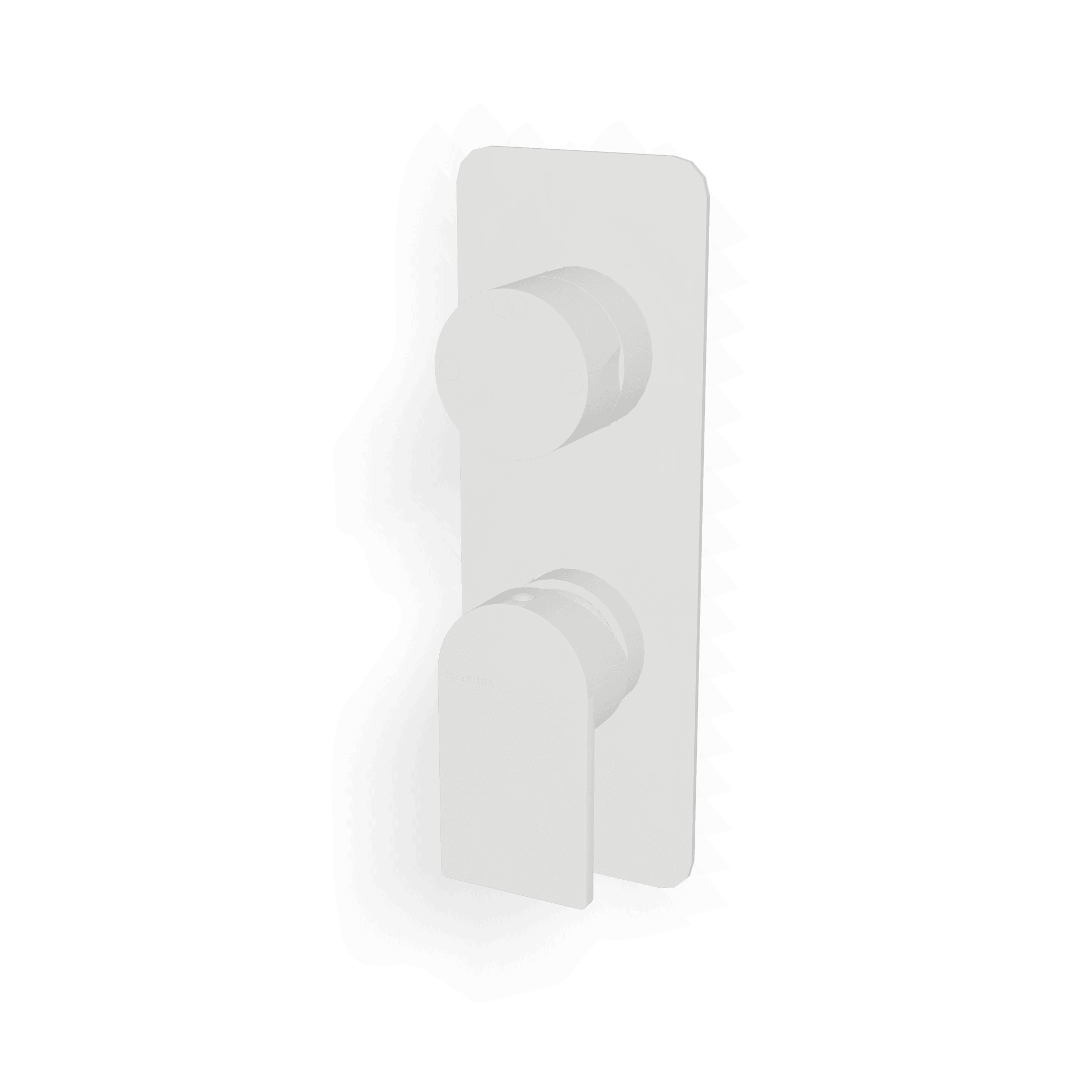 Внешняя часть смесителя для душа на 2 потребителя Ran