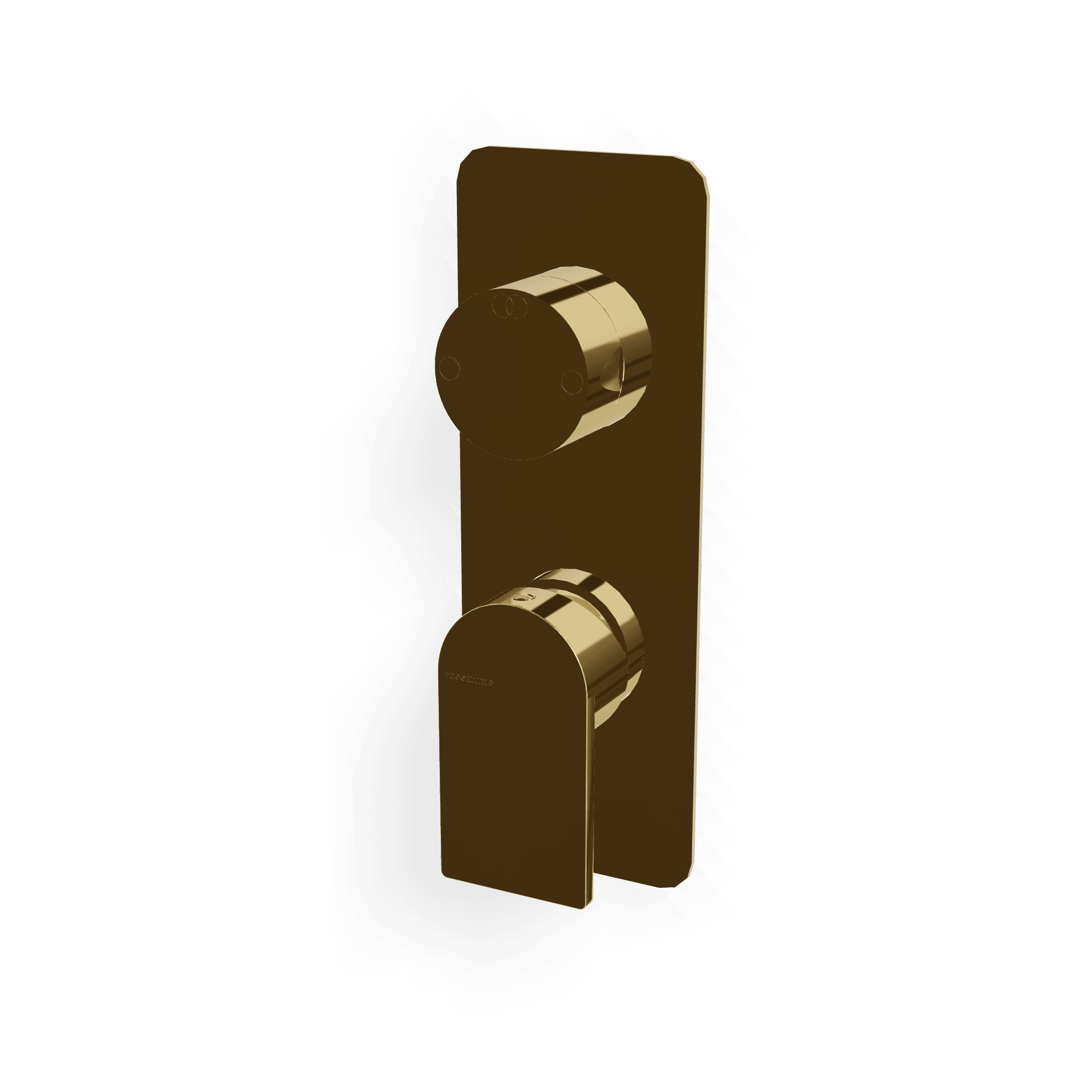 Внешняя часть смесителя для душа на 2 потребителя Ran