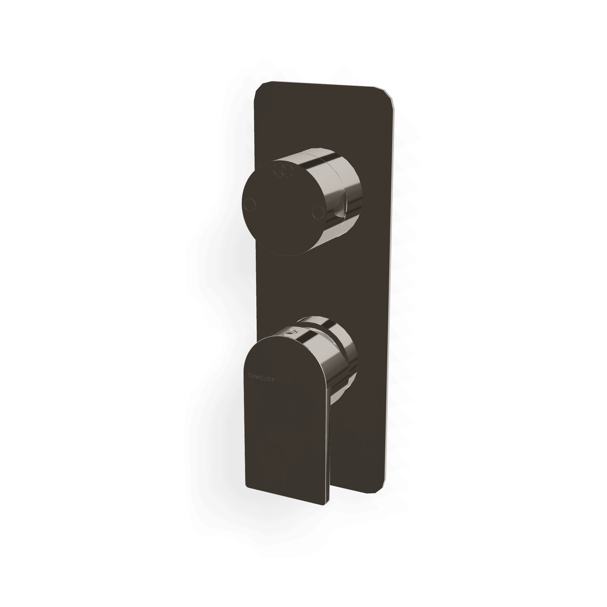 Внешняя часть смесителя для душа на 2 потребителя Ran