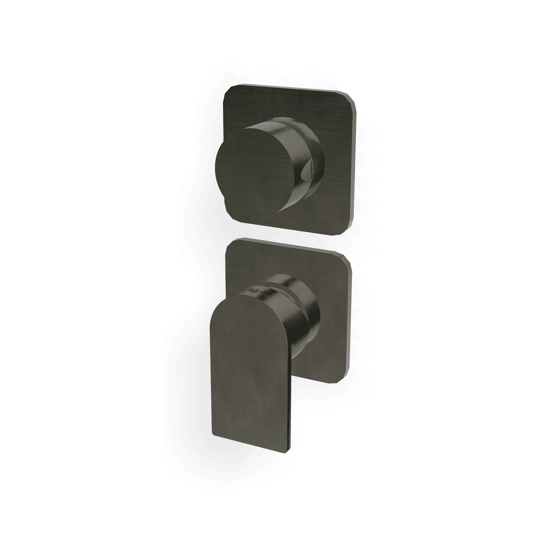 Внешняя часть смесителя для душа на 2 потребителя Ran