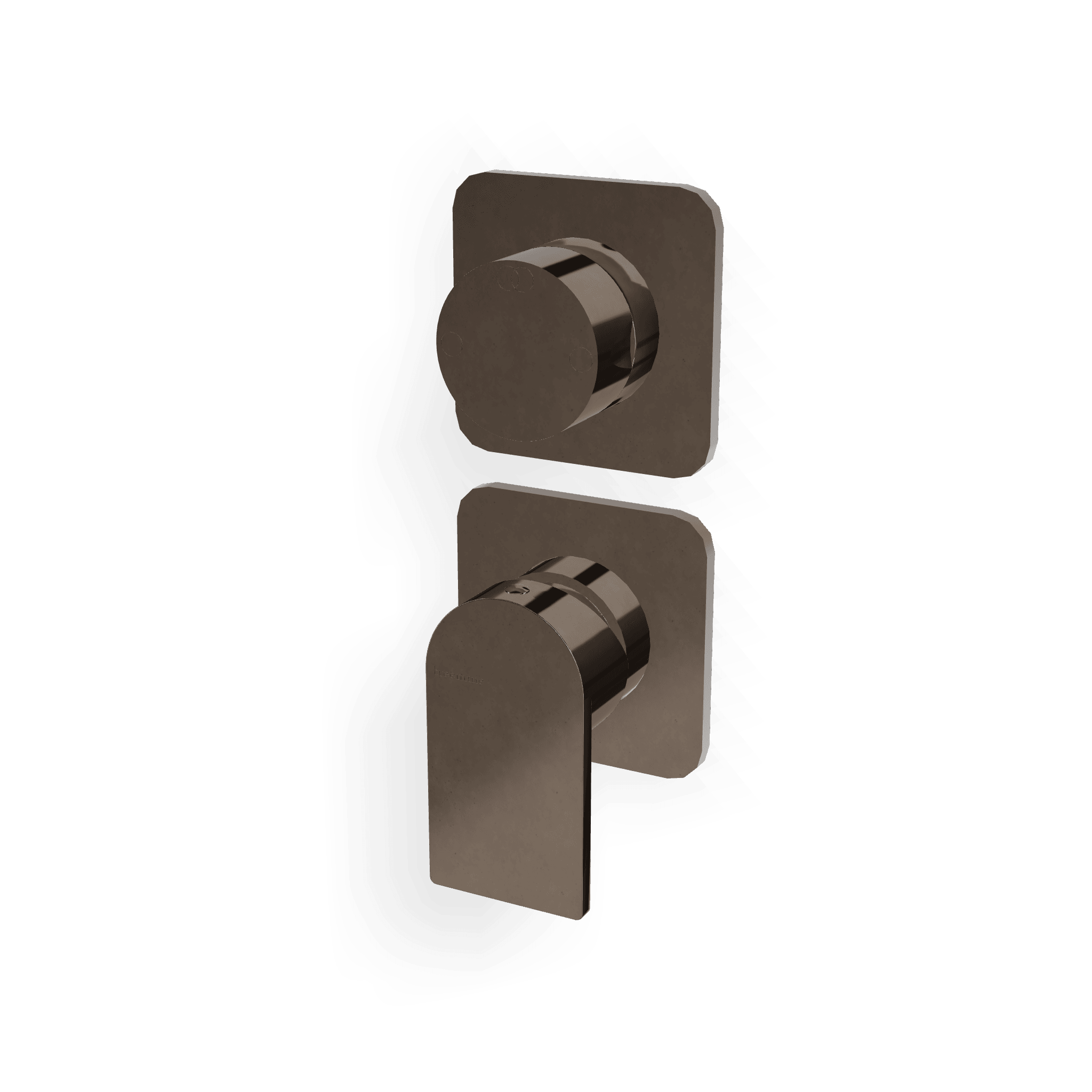 Внешняя часть смесителя для душа на 2 потребителя Ran