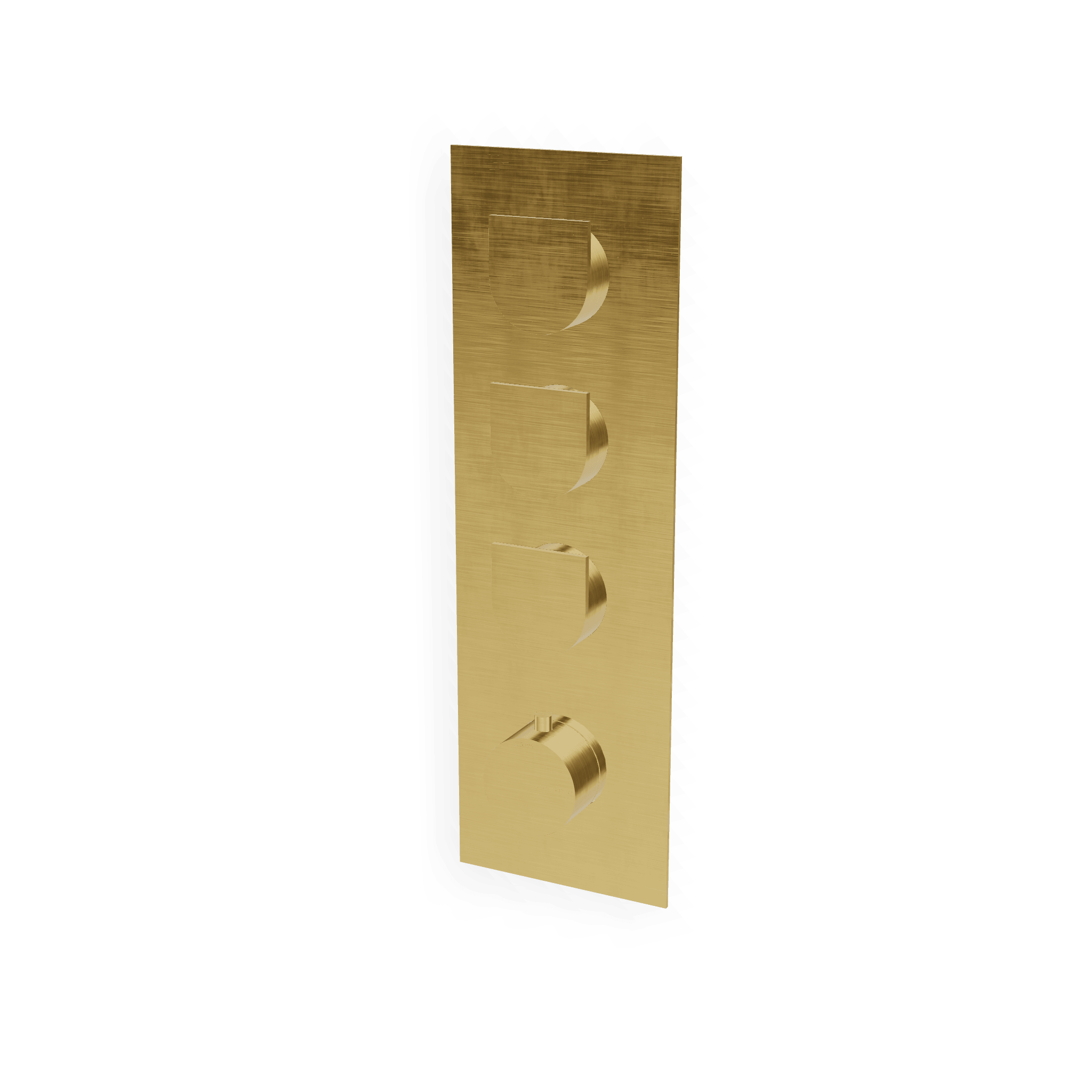 Внешняя часть термостатического смесителя для душа на 3 потребителя Ran