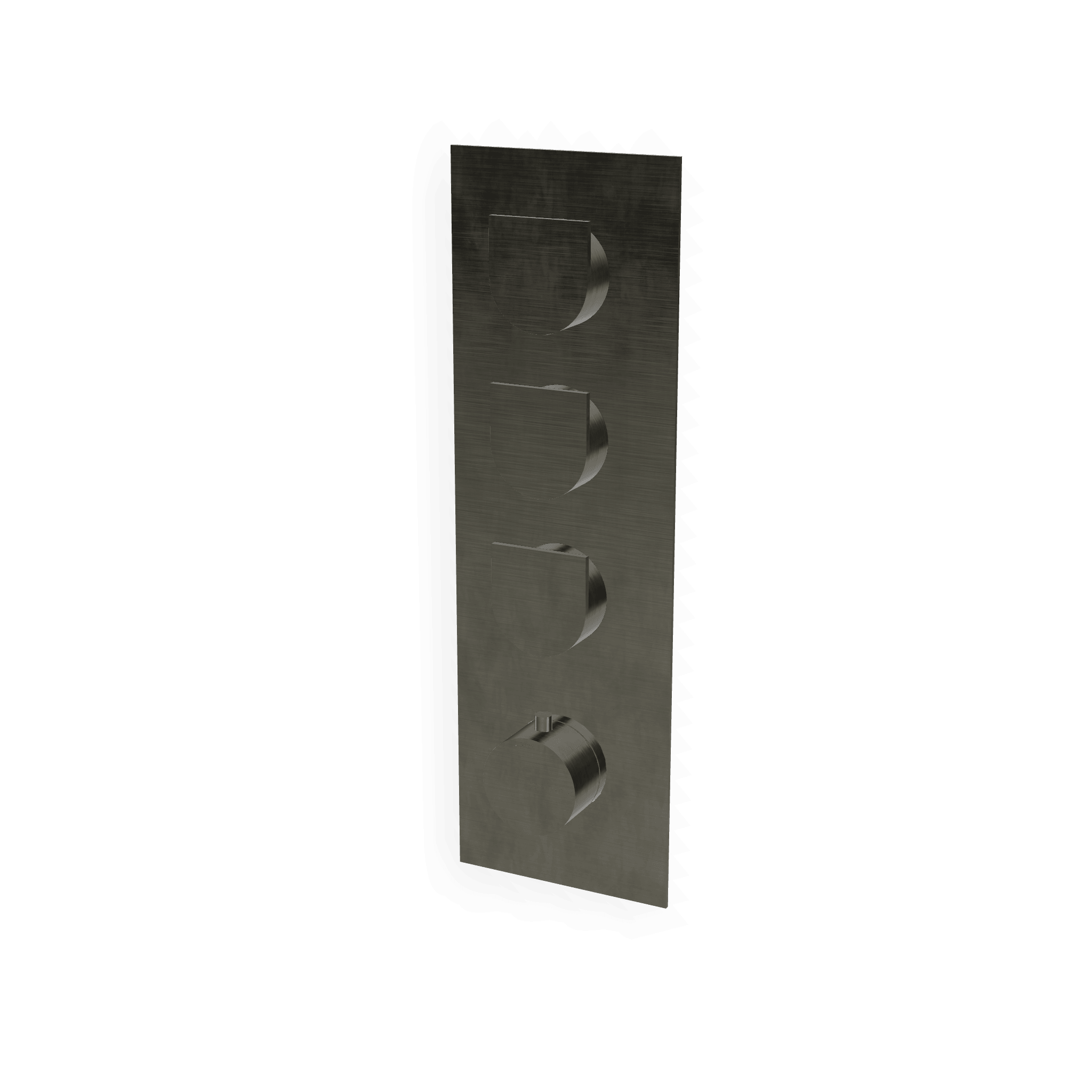 Внешняя часть термостатического смесителя для душа на 3 потребителя Ran