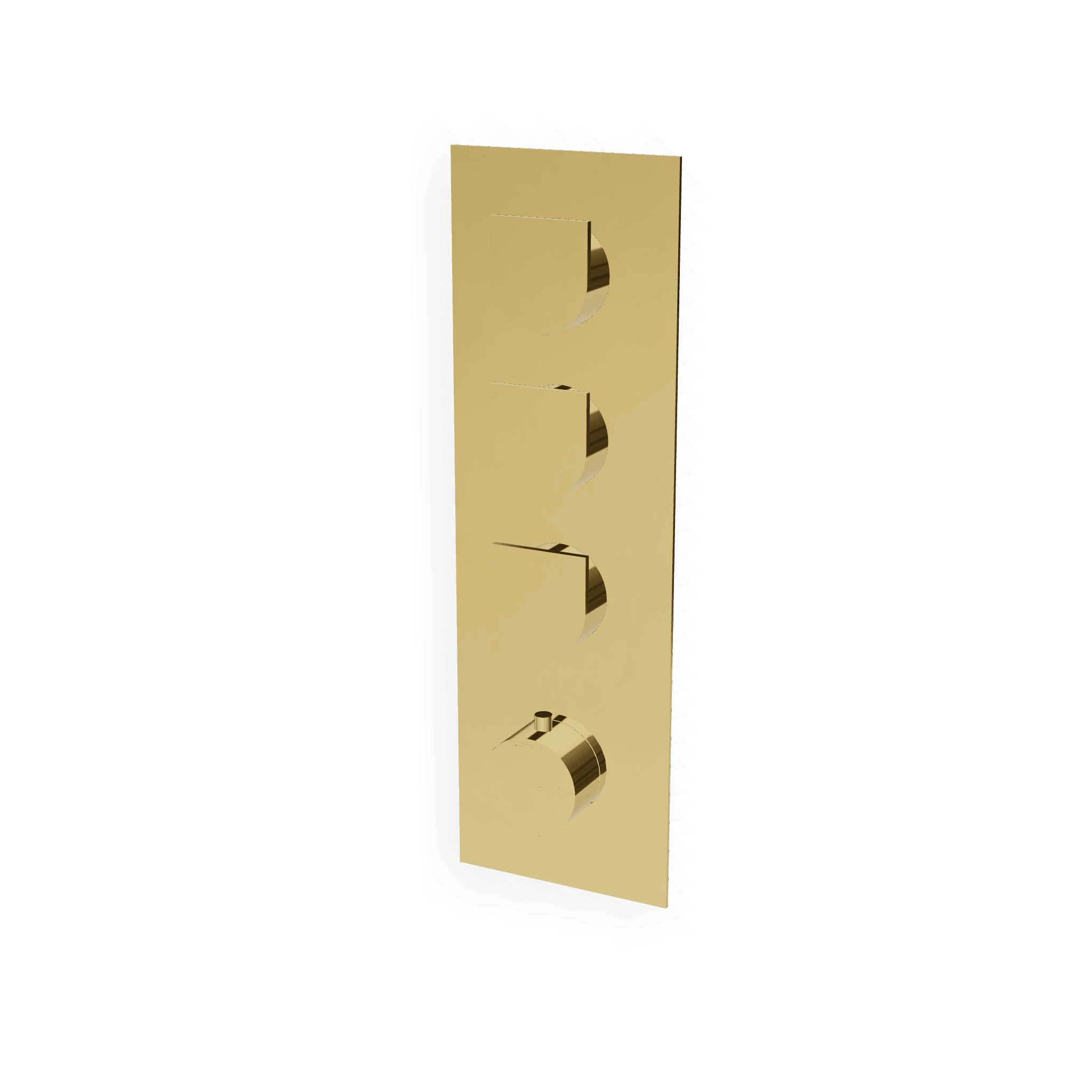 Внешняя часть термостатического смесителя для душа на 3 потребителя Ran