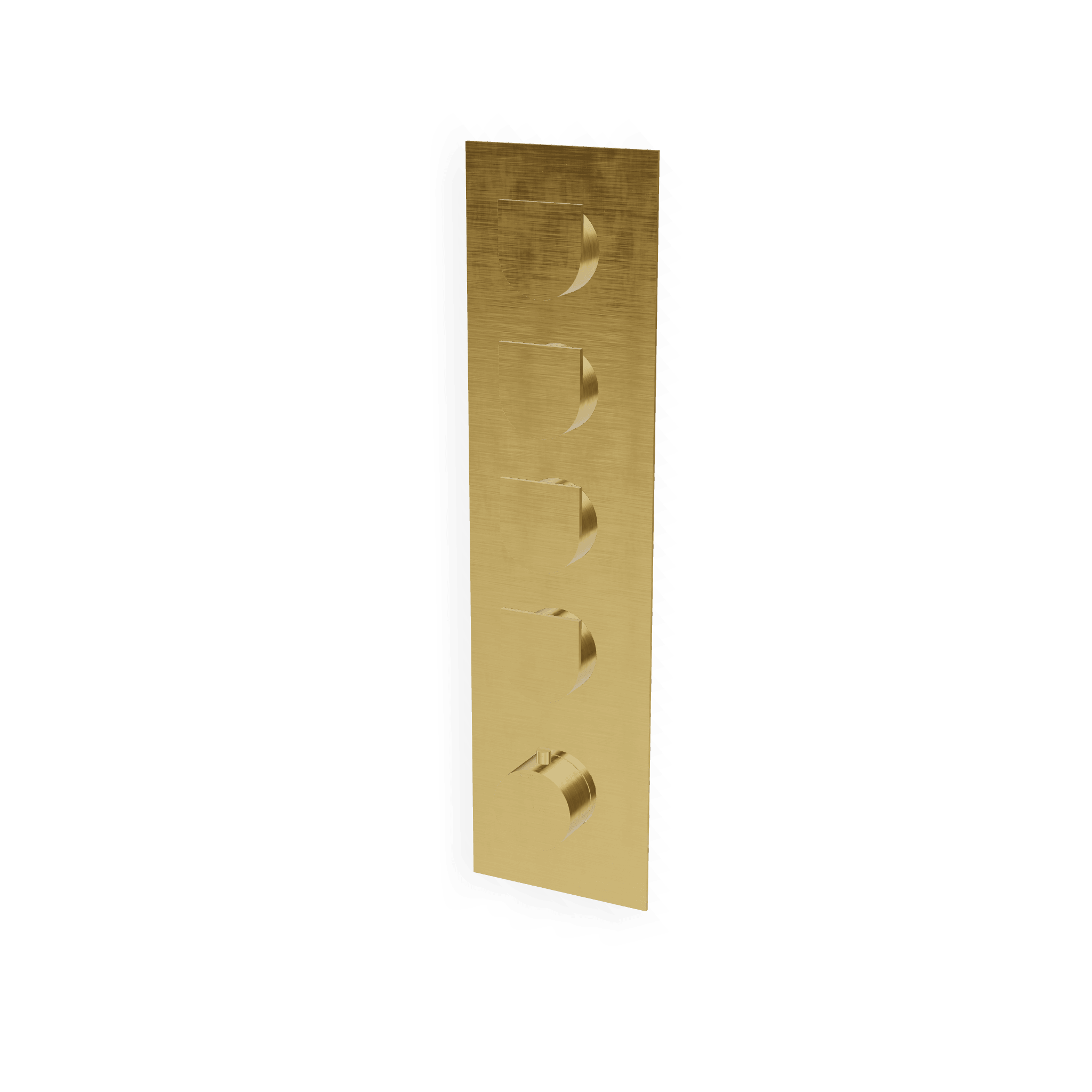 Внешняя часть термостатического смесителя для душа на 4 потребителя Ran