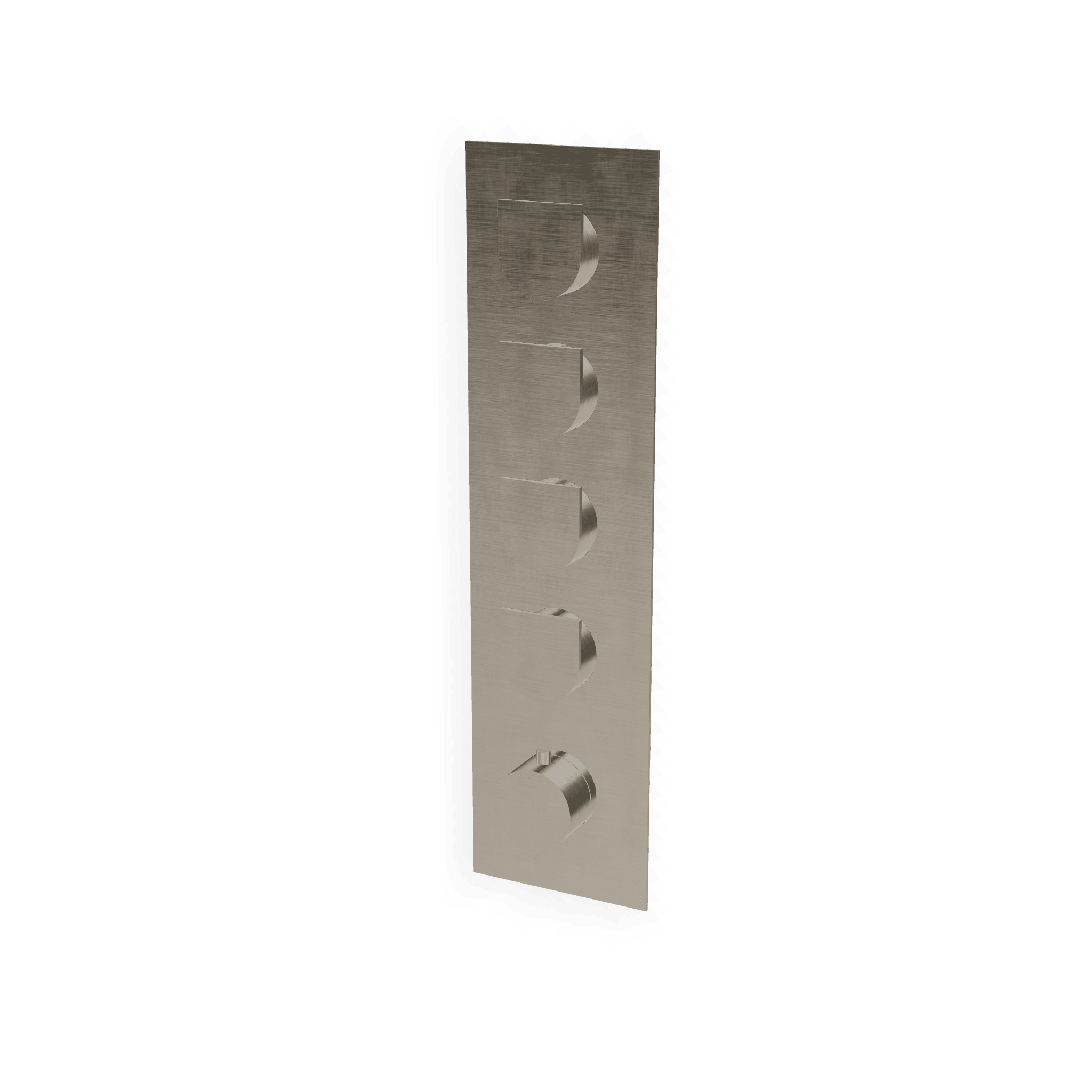 Внешняя часть термостатического смесителя для душа на 4 потребителя Ran