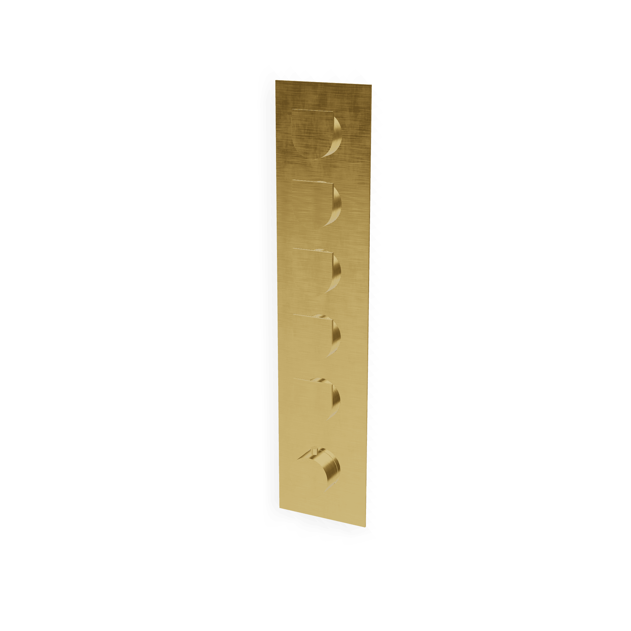 Внешняя часть термостатического смесителя для душа на 5 потребителей Ran