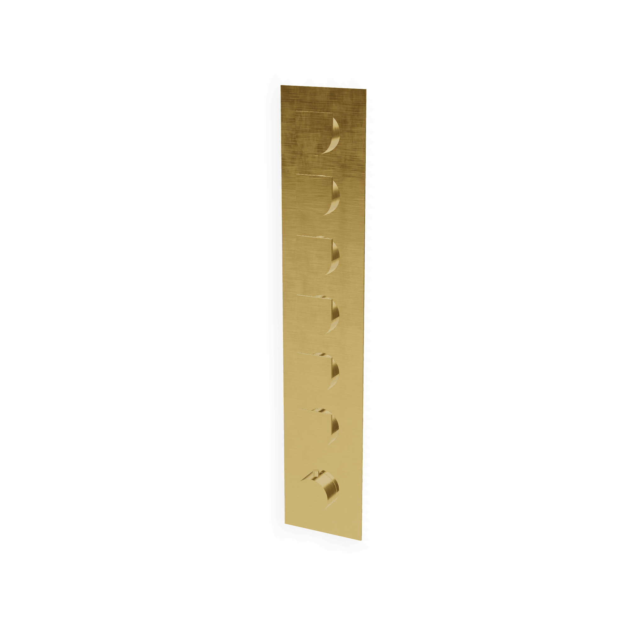 Внешняя часть термостатического смесителя для душа на 6 потребителей Ran