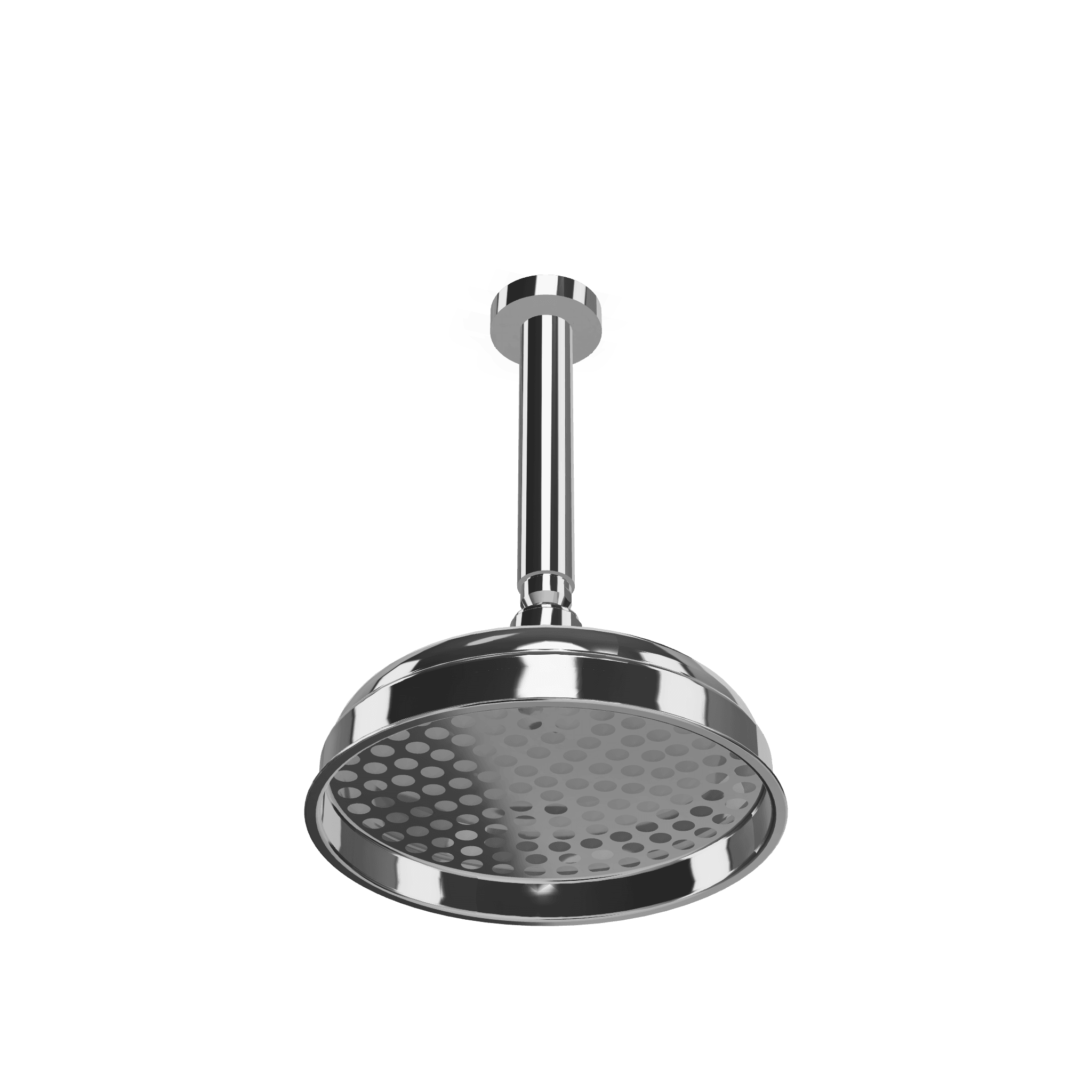 Верхний душ диаметр 200 мм высота 275 мм с кронштейном из потолка Romantica