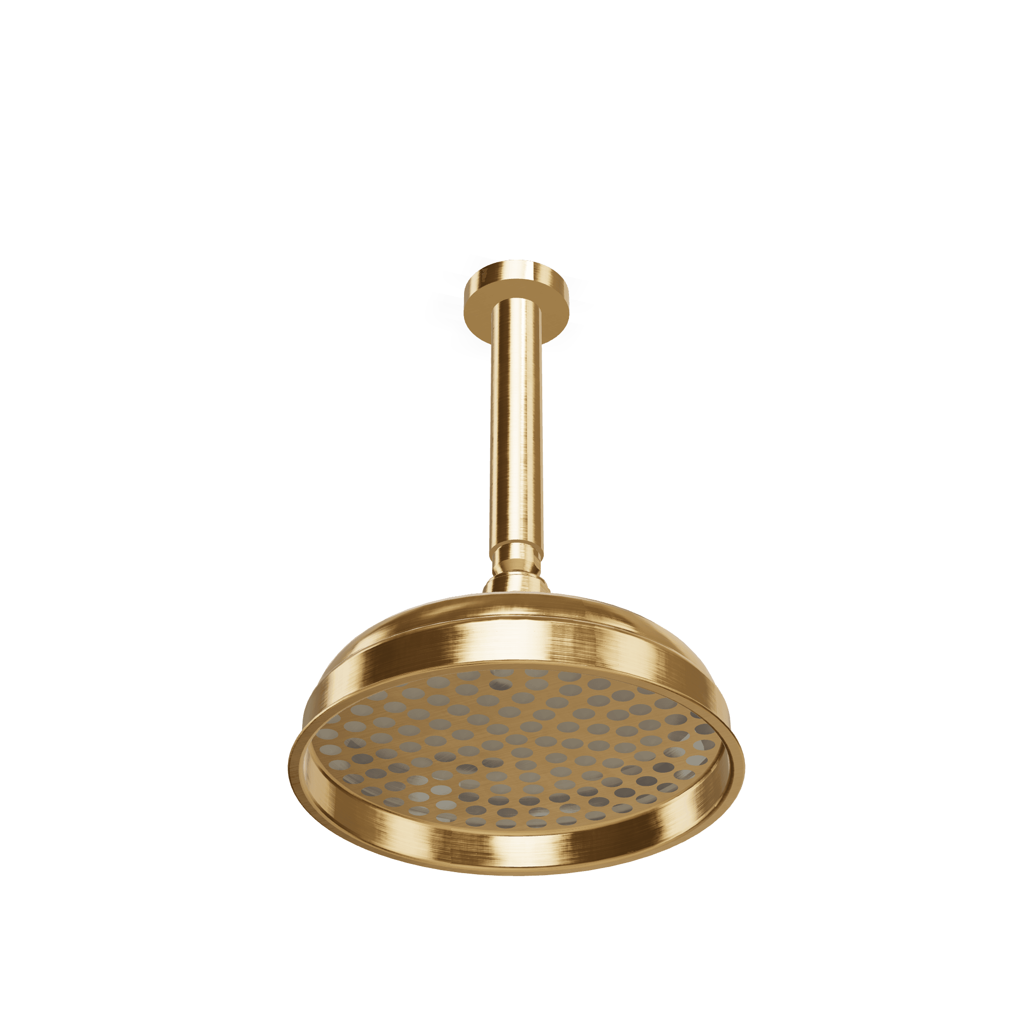 Верхний душ диаметр 200 мм высота 275 мм с кронштейном из потолка Romantica