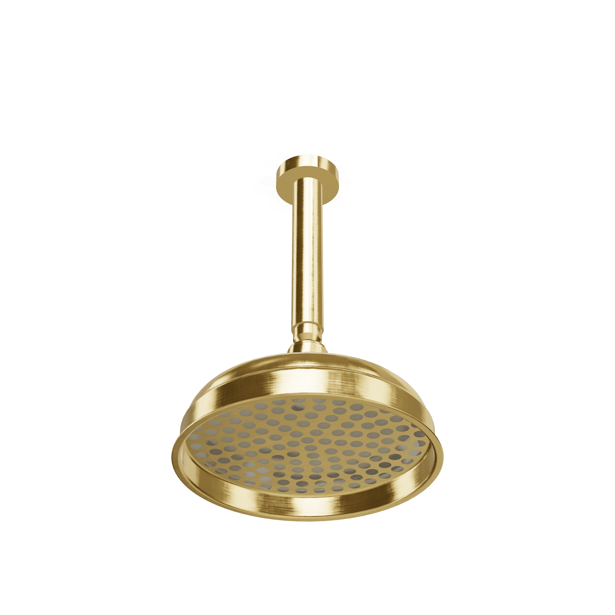 Верхний душ диаметр 200 мм высота 275 мм с кронштейном из потолка Romantica