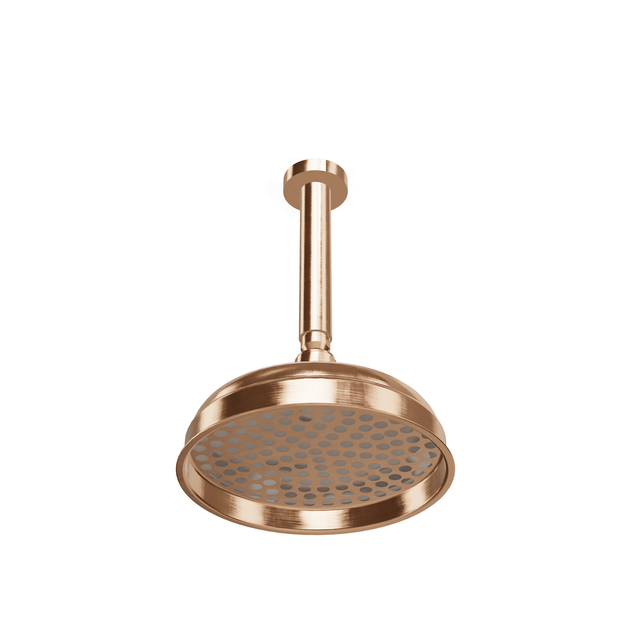 Верхний душ диаметр 200 мм высота 275 мм с кронштейном из потолка Romantica