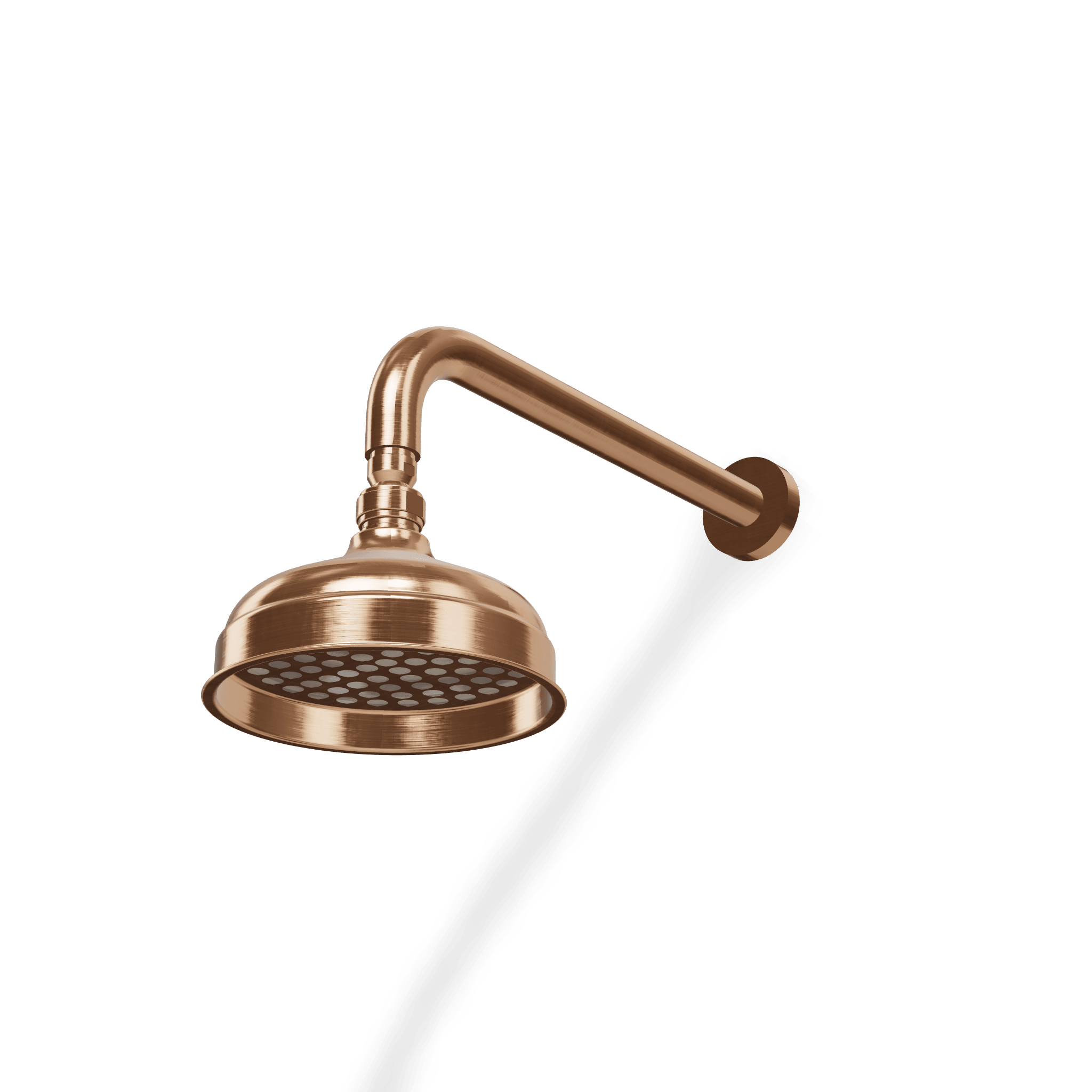 Верхний душ диаметр 150 мм с кронштейном 314 мм из стены Old Italy