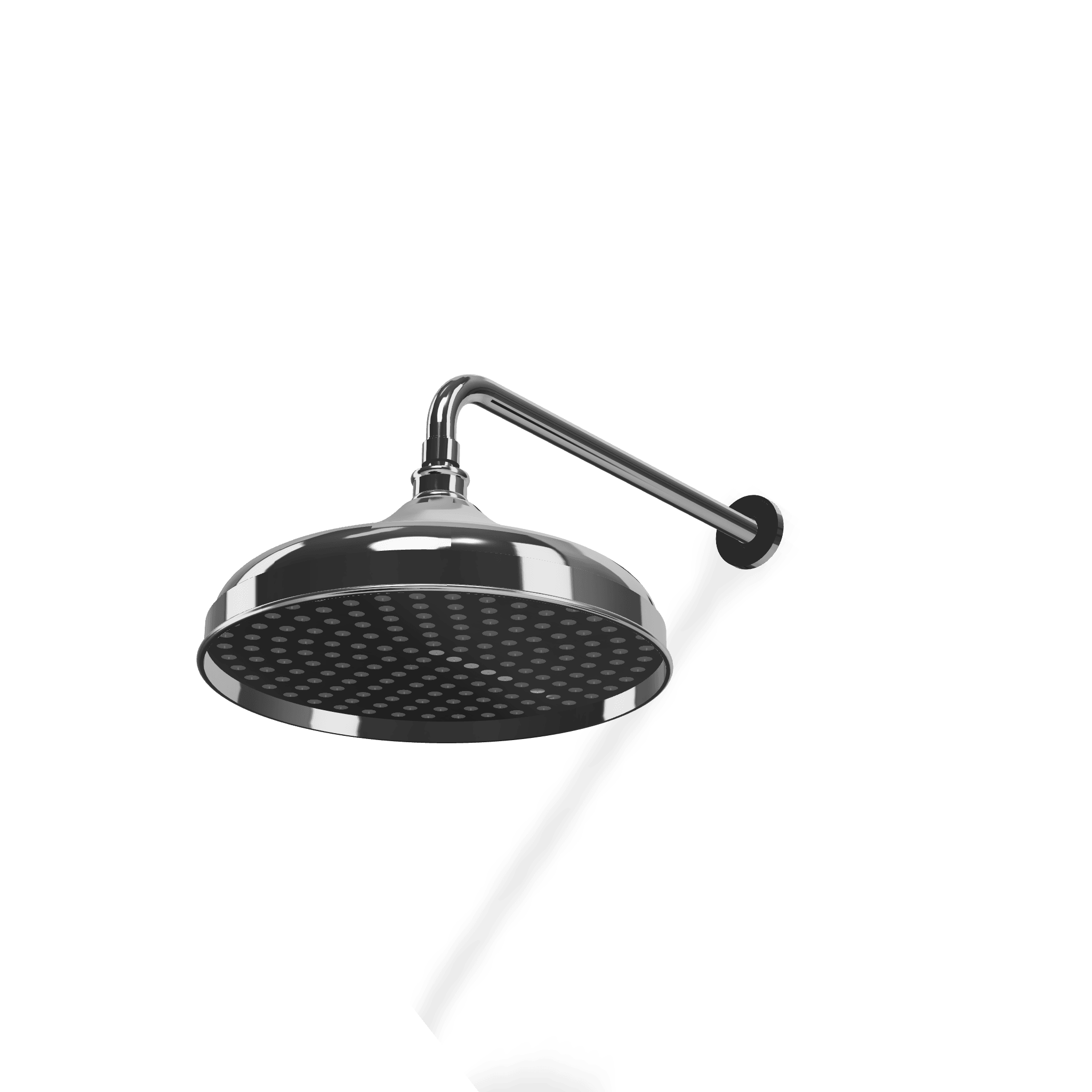 Верхний душ диаметр 300 мм с кронштейном 380 мм из стены Old Italy