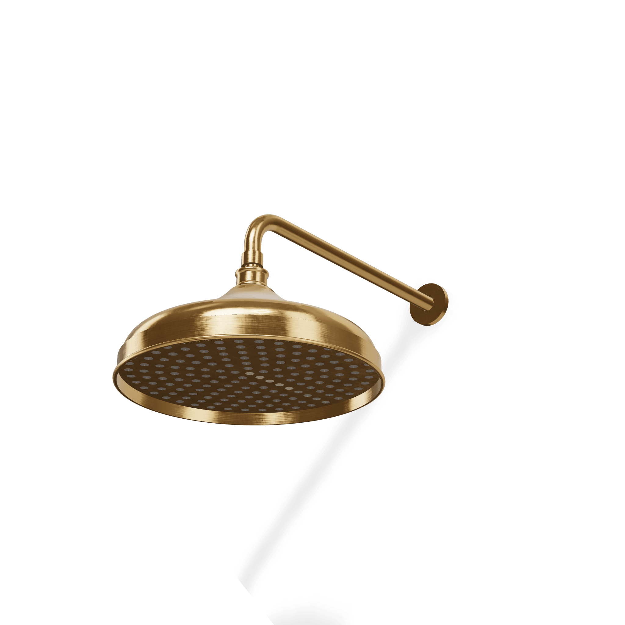 Верхний душ диаметр 300 мм с кронштейном 380 мм из стены Old Italy