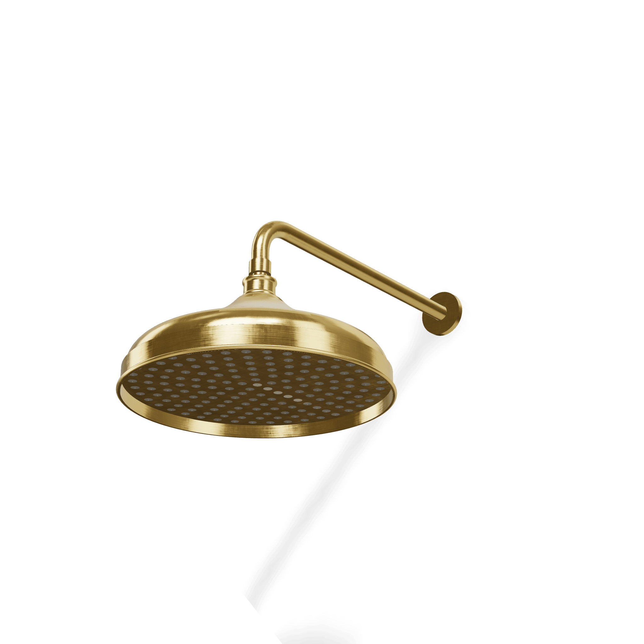 Верхний душ диаметр 300 мм с кронштейном 380 мм из стены Old Italy