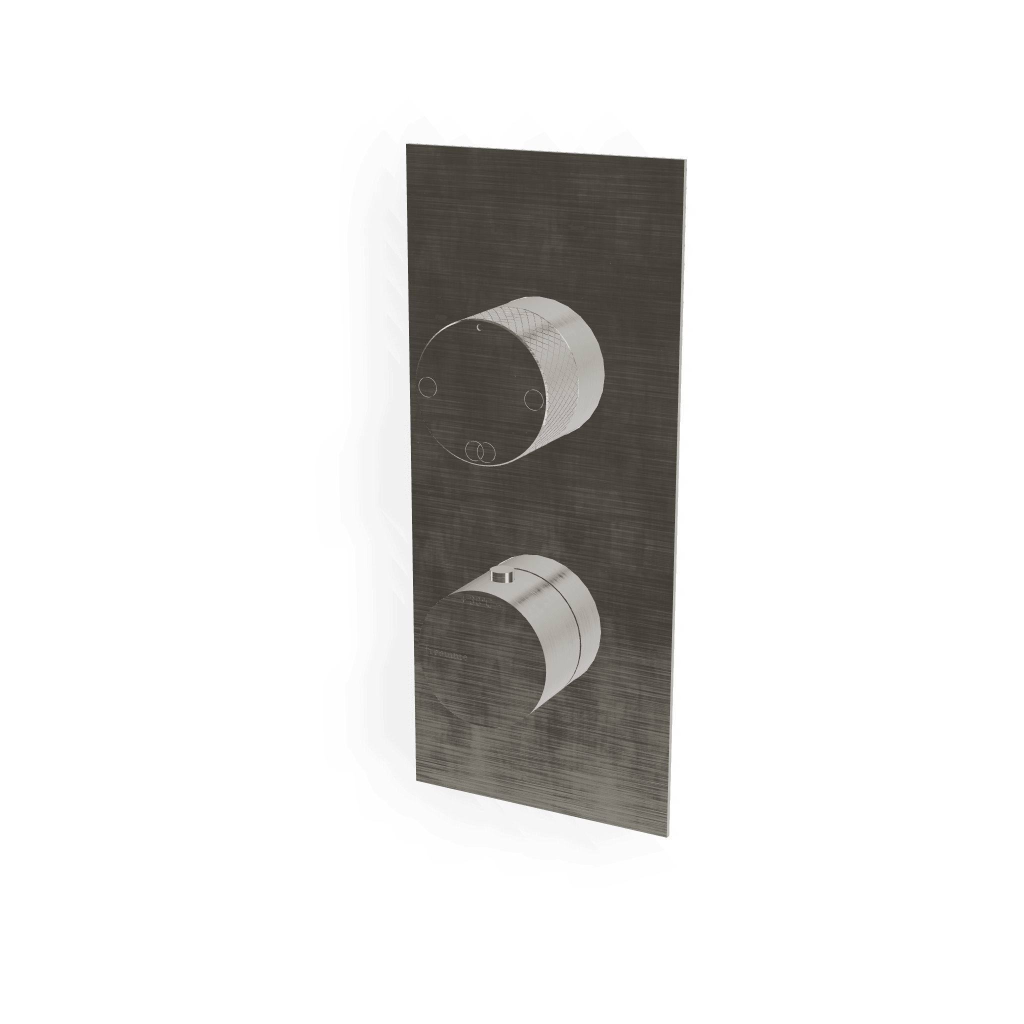 Внешняя часть термостатического смесителя для душа на 2 потребителя 22mm