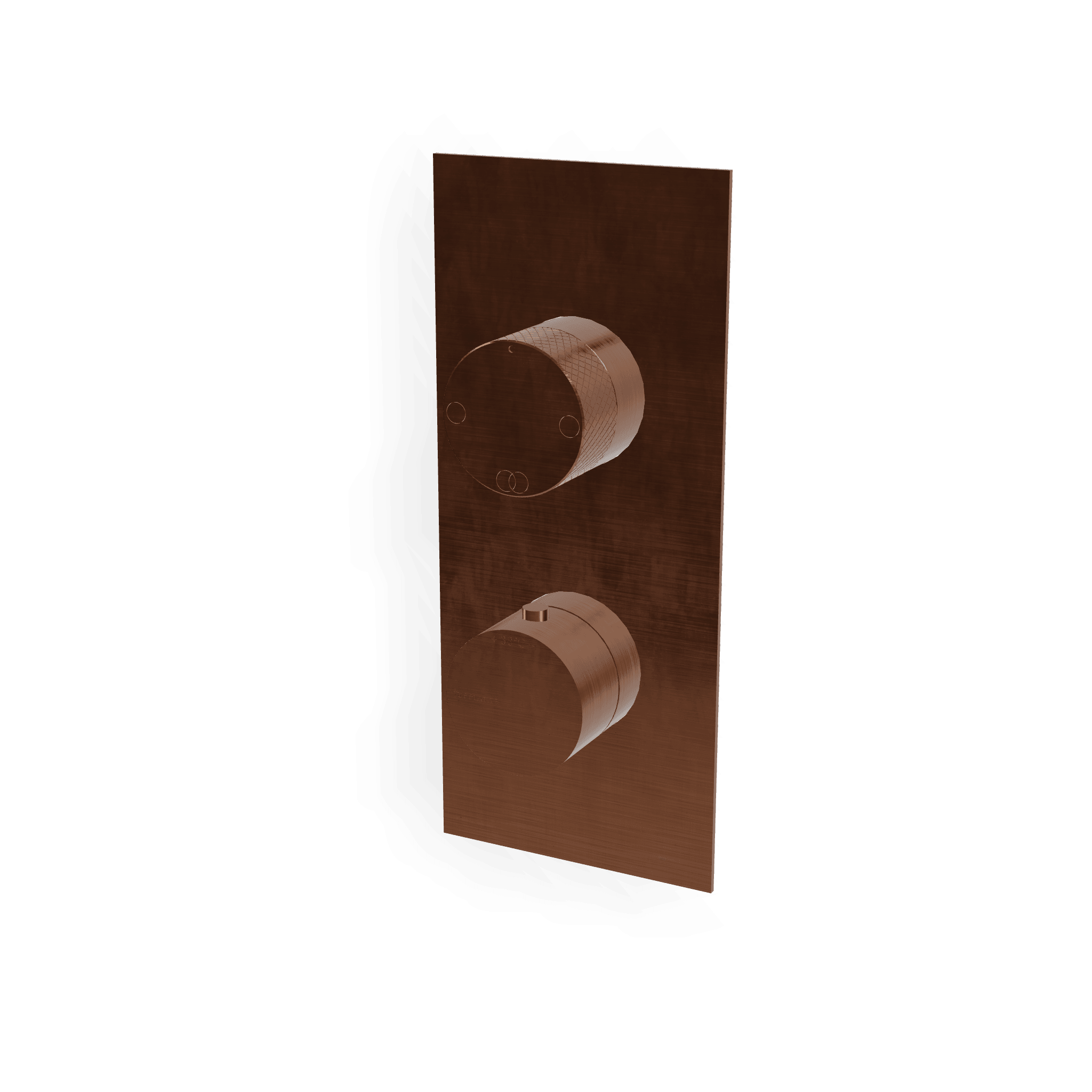 Внешняя часть термостатического смесителя для душа на 2 потребителя 22mm