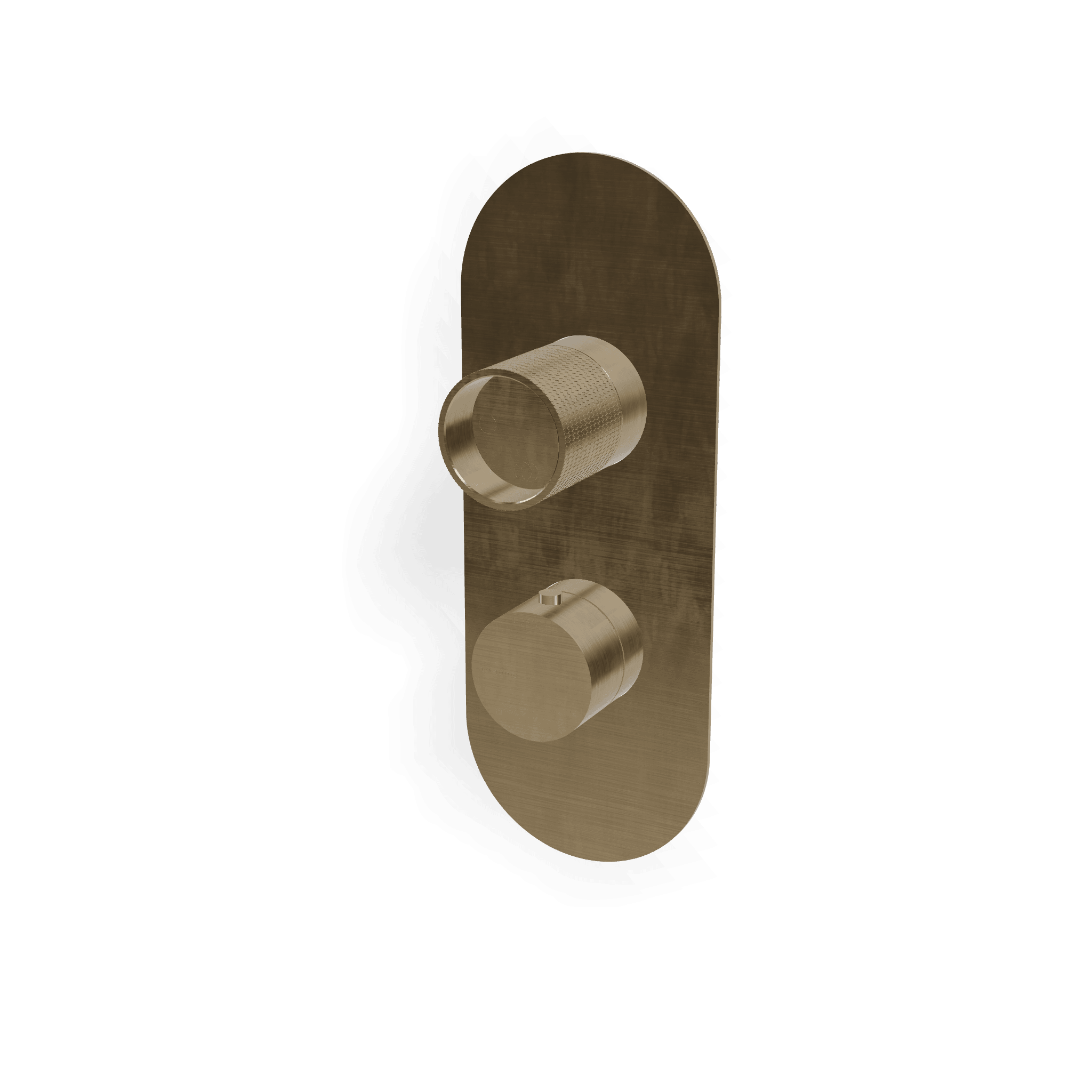 Внешняя часть термостатического смесителя для душа на 2 потребителя Watertube