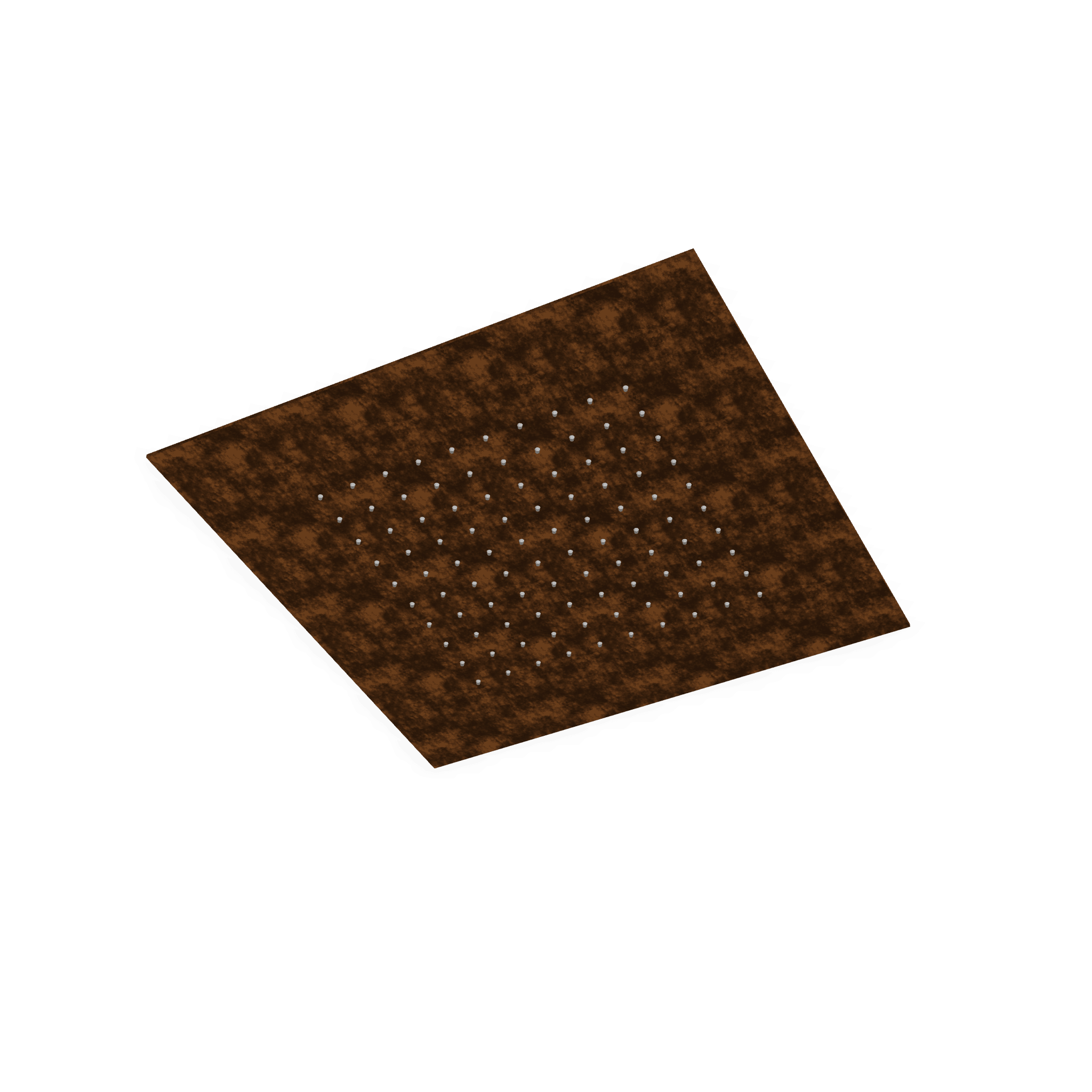 Верхний душ 430х430 мм встраиваемый