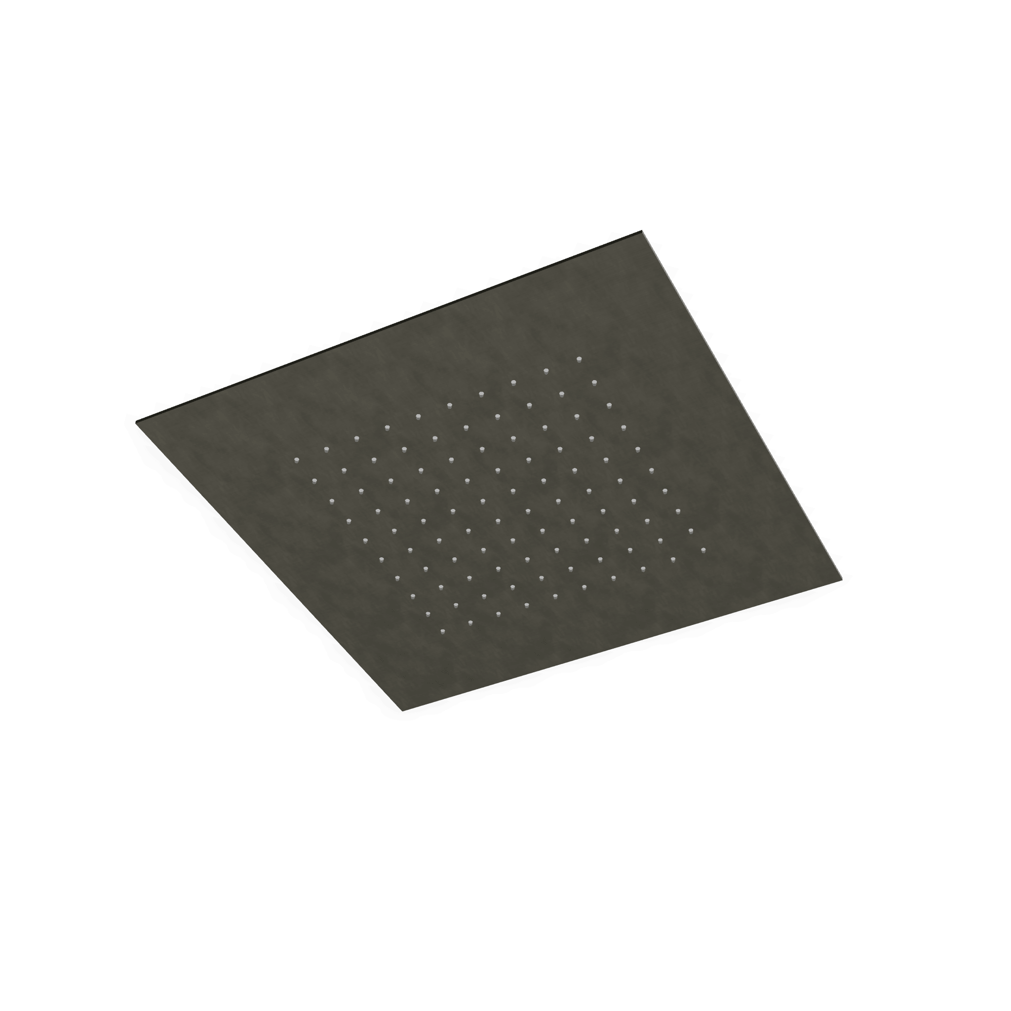 Верхний душ 430х430 мм встраиваемый