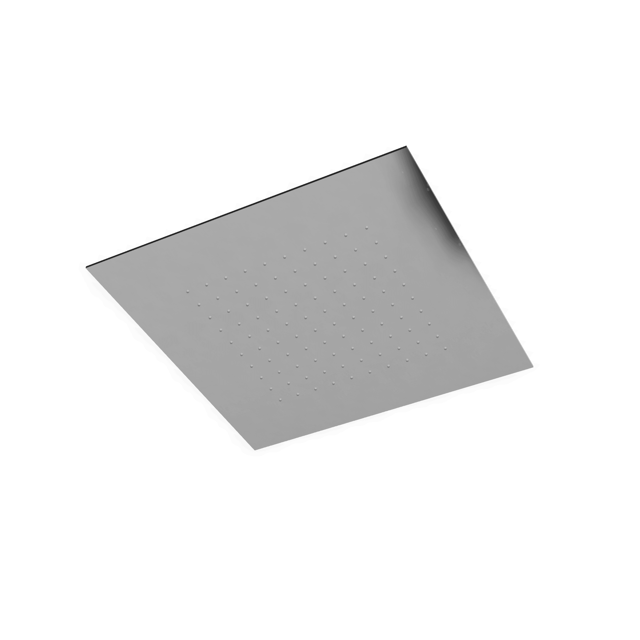 Верхний душ 430х430 мм встраиваемый