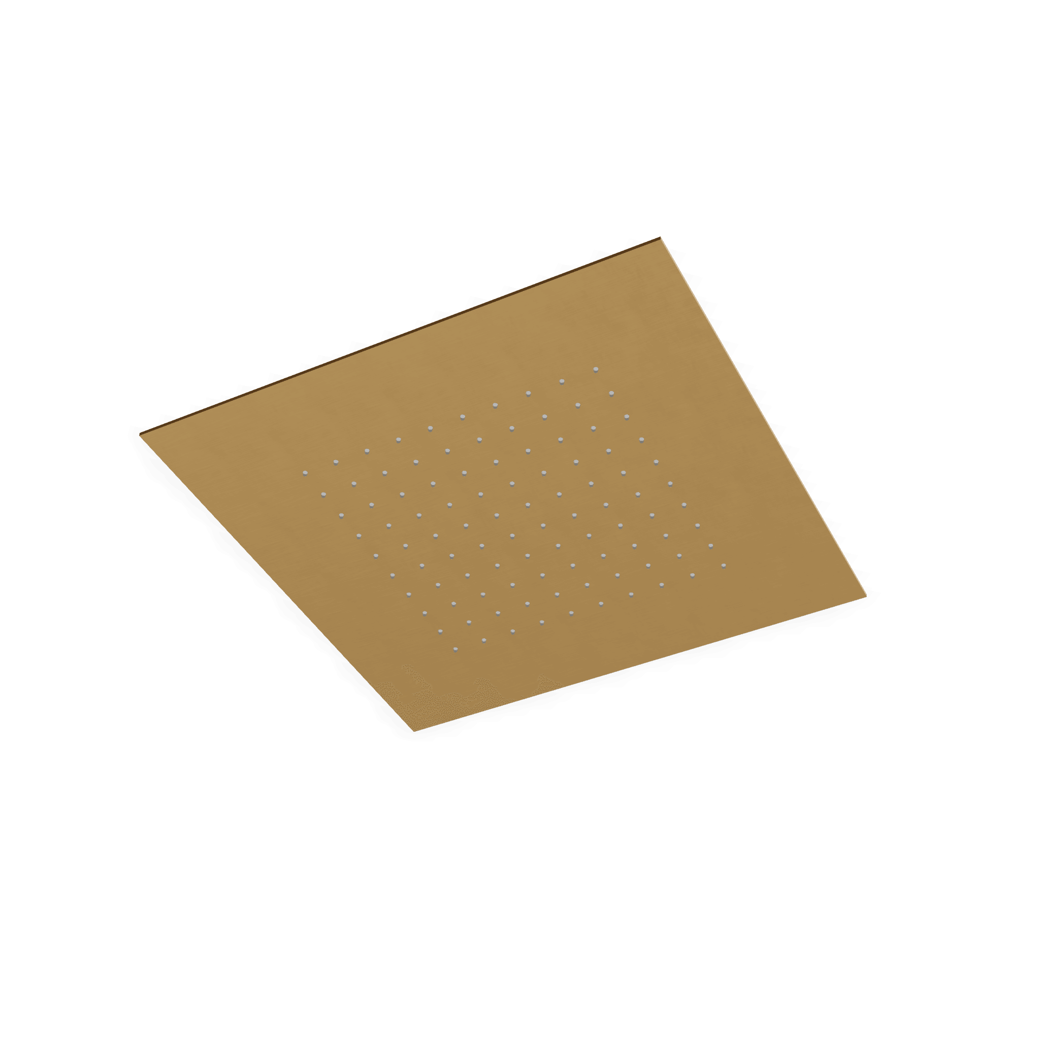 Верхний душ 430х430 мм встраиваемый