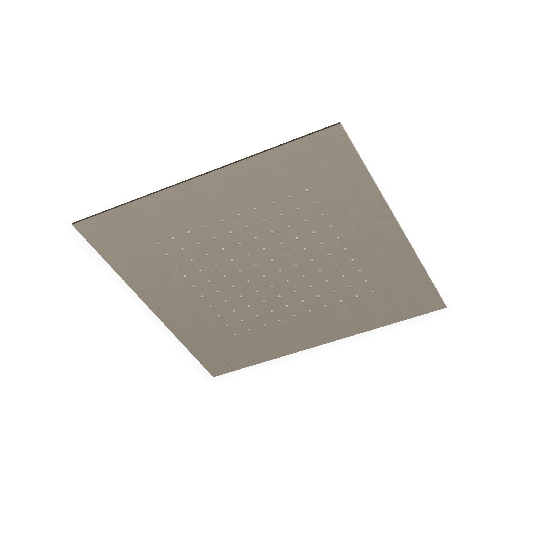 Верхний душ 430х430 мм встраиваемый