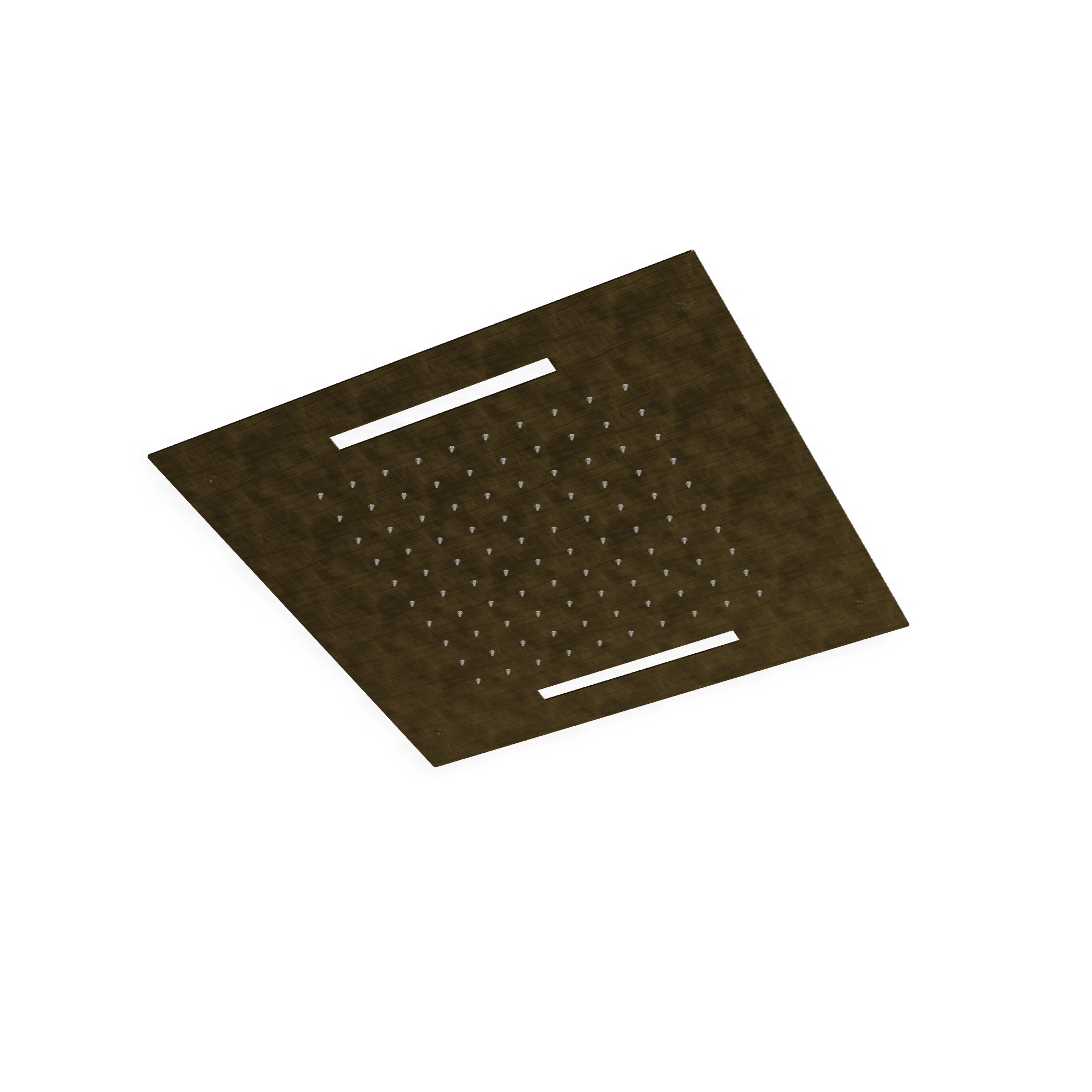 Верхний душ 430х430 мм встраиваемый с режимом 