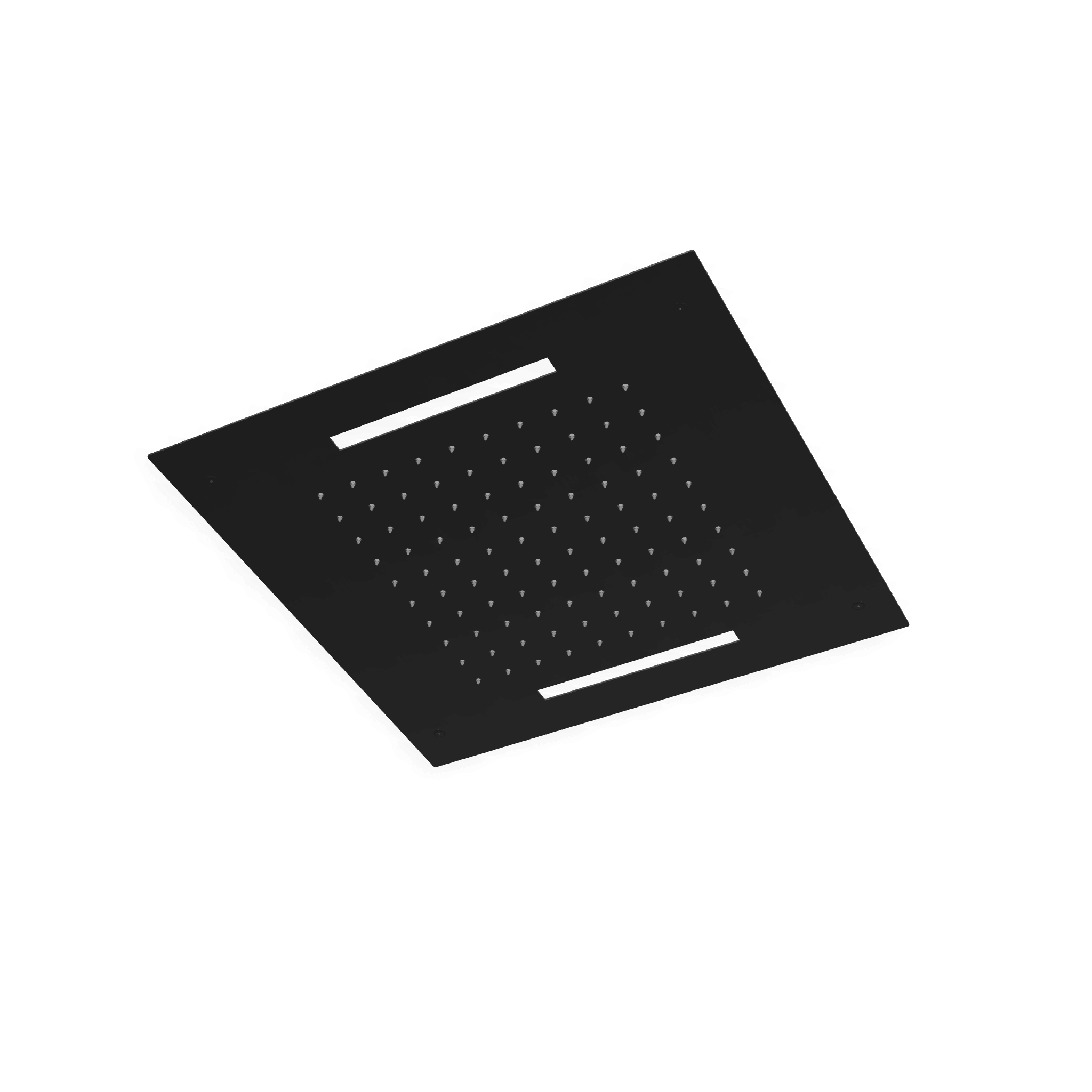 Верхний душ 430х430 мм встраиваемый с режимом 