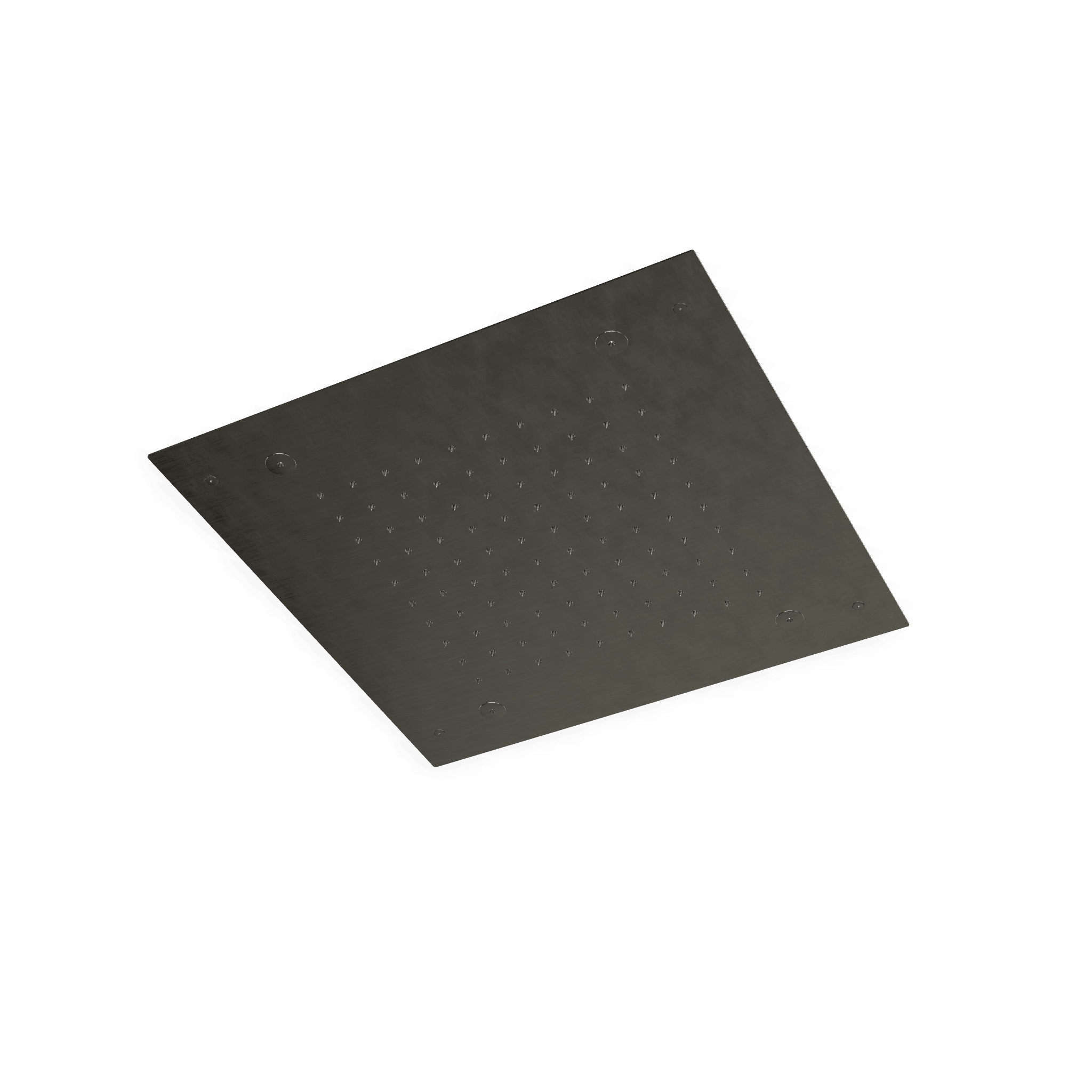 Верхний душ 430х430 мм встраиваемый с режимами 