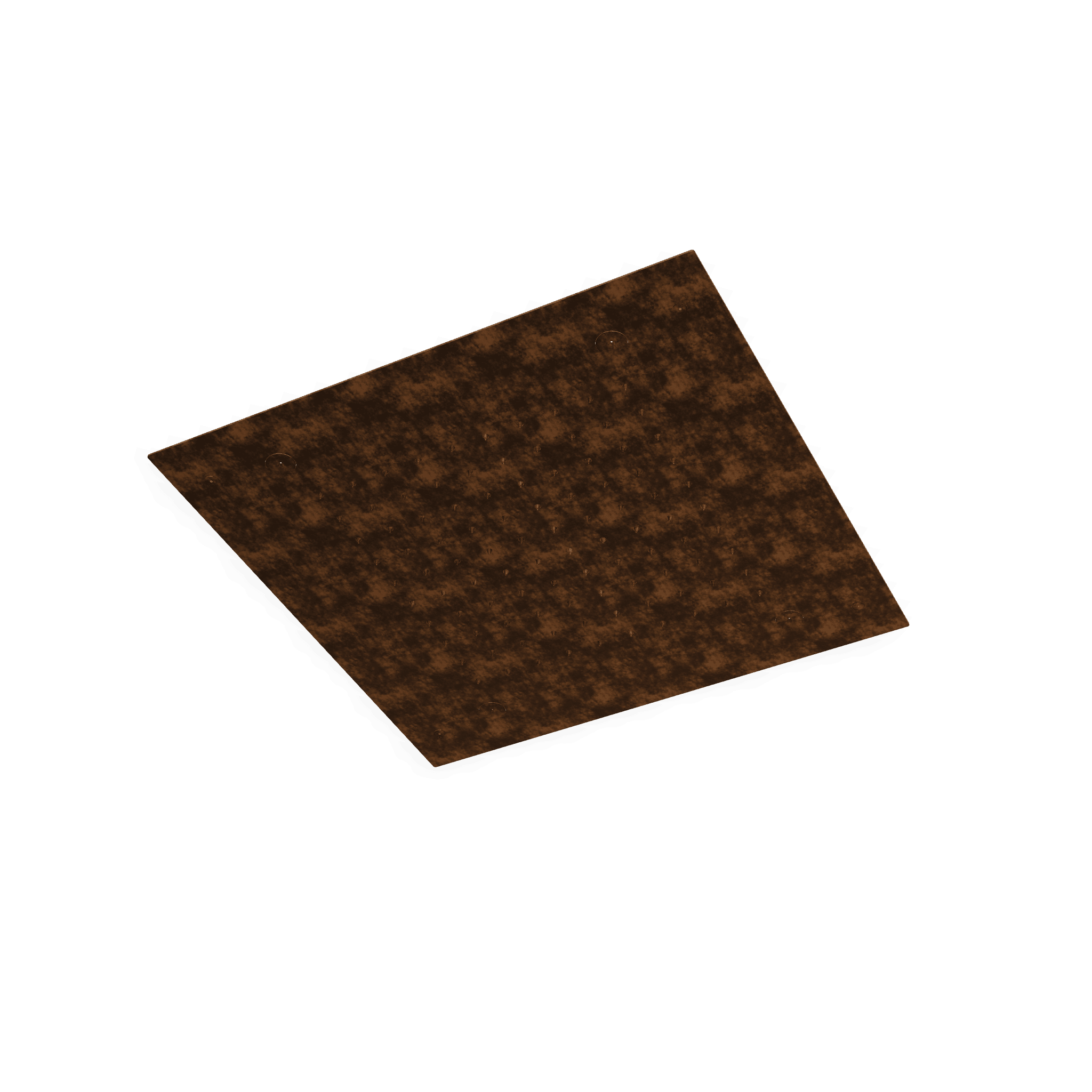 Верхний душ 430х430 мм встраиваемый с режимами 