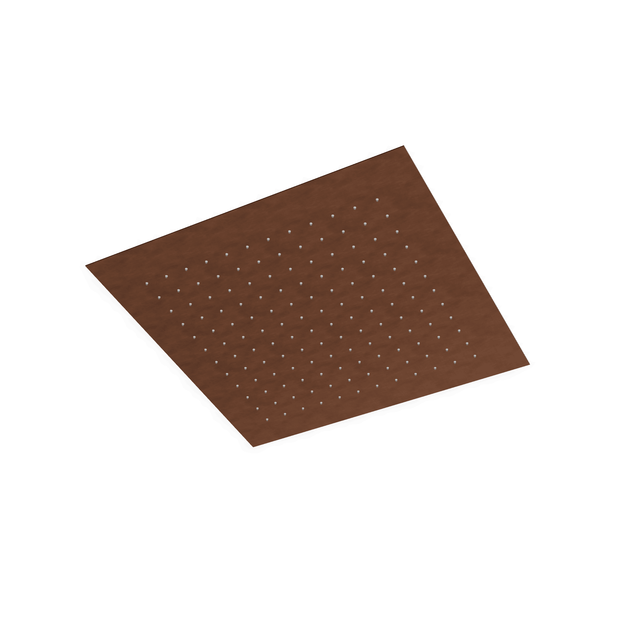 Верхний душ 500х500 мм встраиваемый