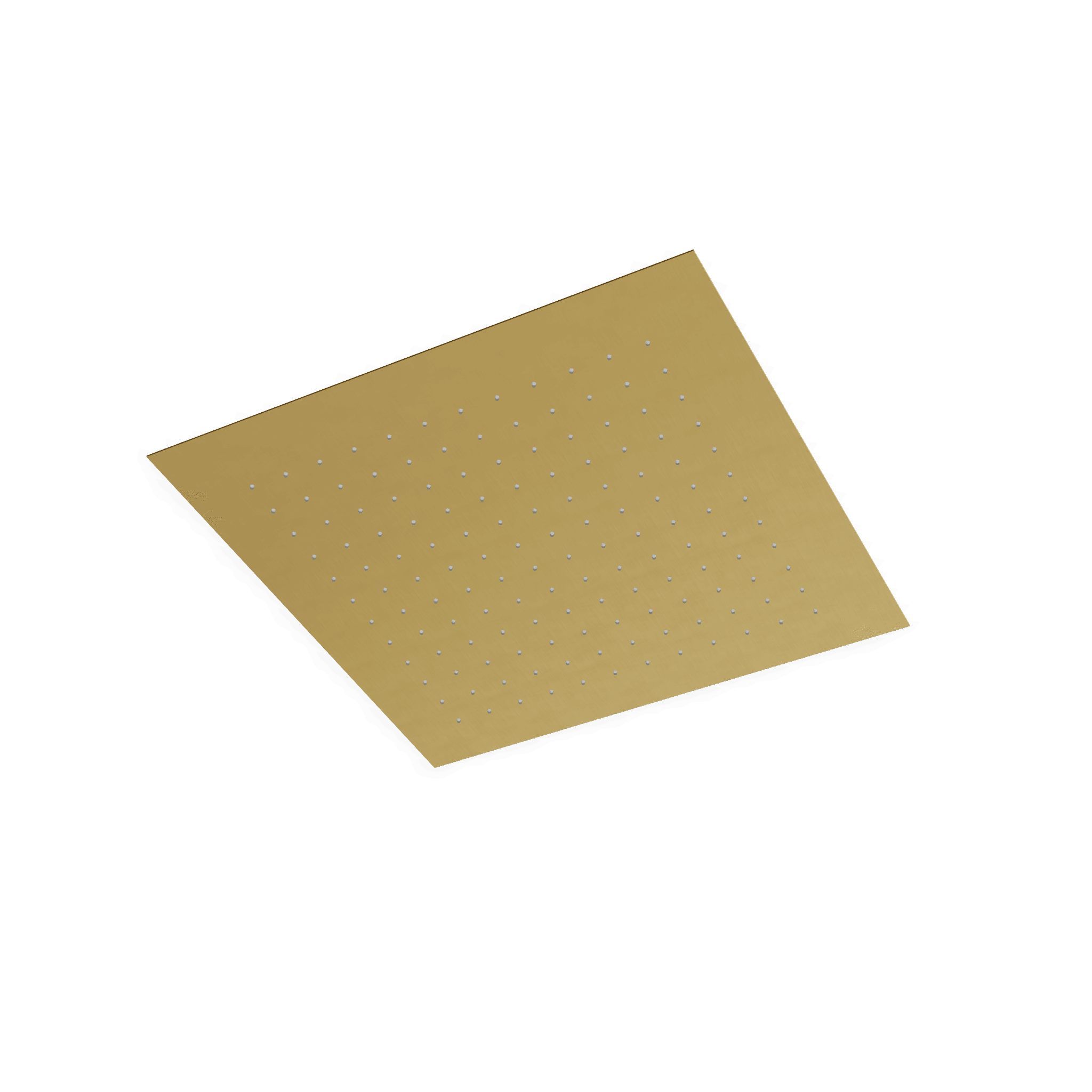 Верхний душ 500х500 мм встраиваемый