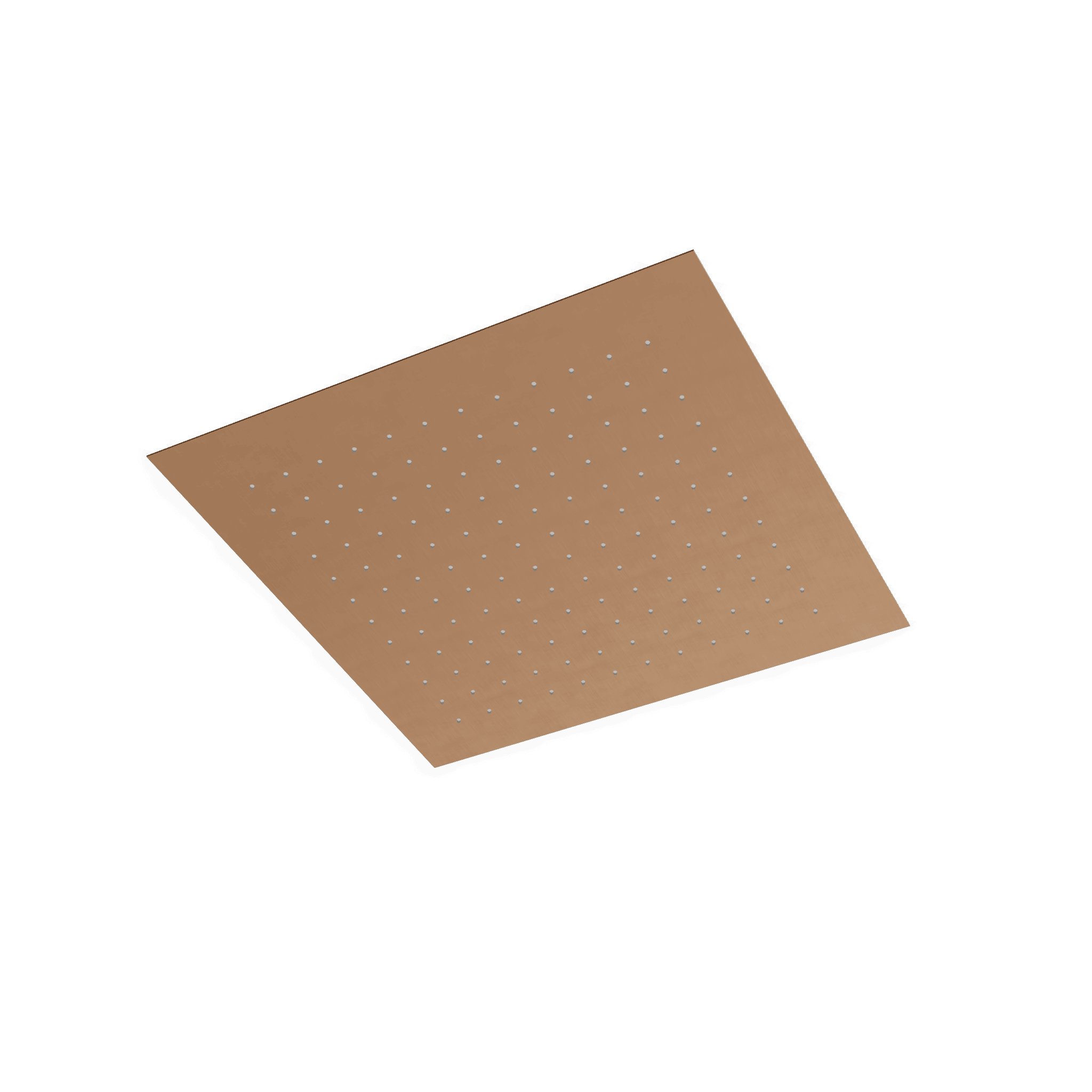 Верхний душ 500х500 мм встраиваемый