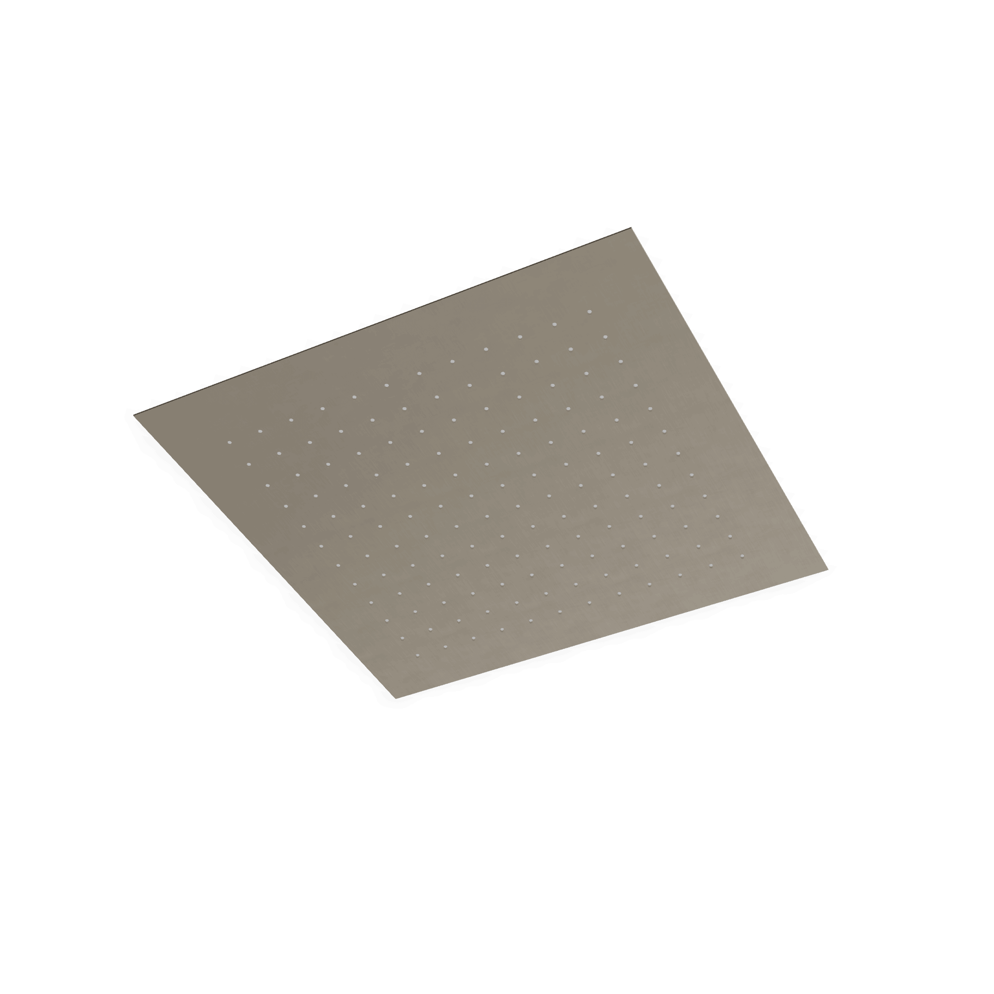 Верхний душ 500х500 мм встраиваемый