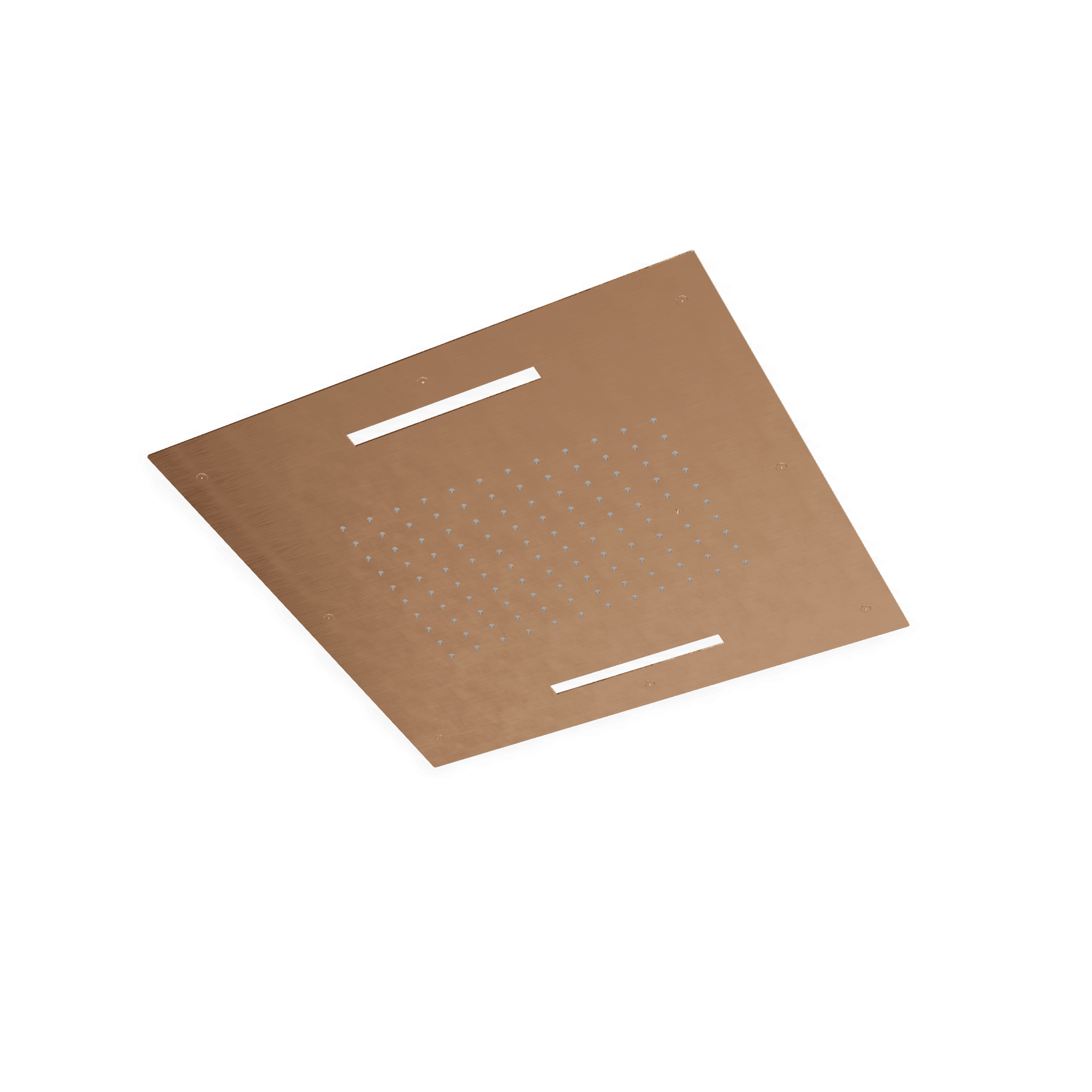 Верхний душ 500х500 мм встраиваемый с режимом 