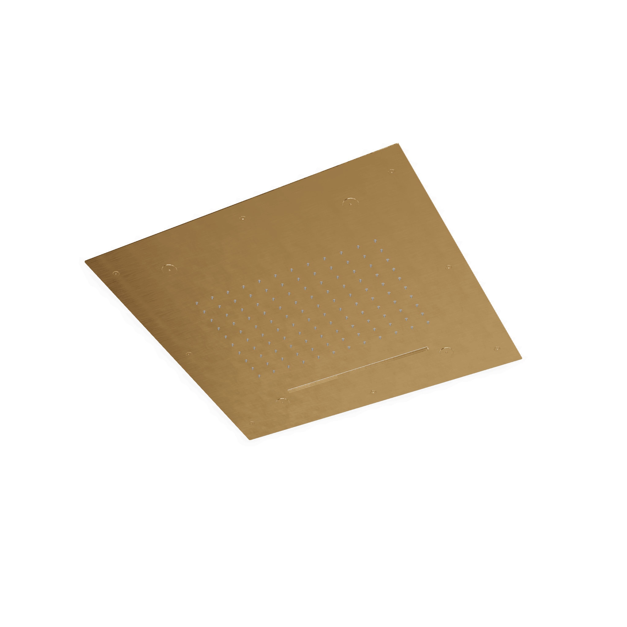 Верхний душ 500х500 мм встраиваемый с режимами 