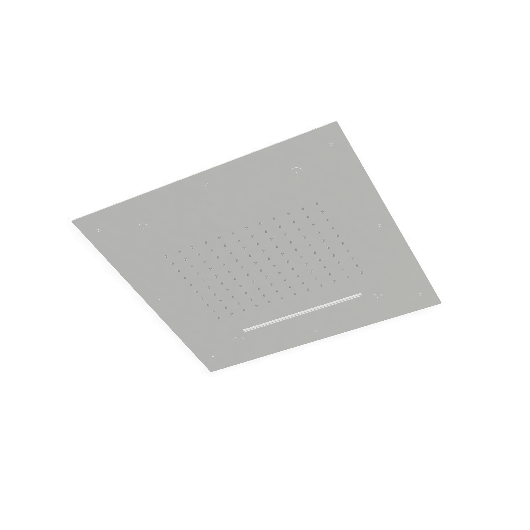 Верхний душ 500х500 мм встраиваемый с режимами 