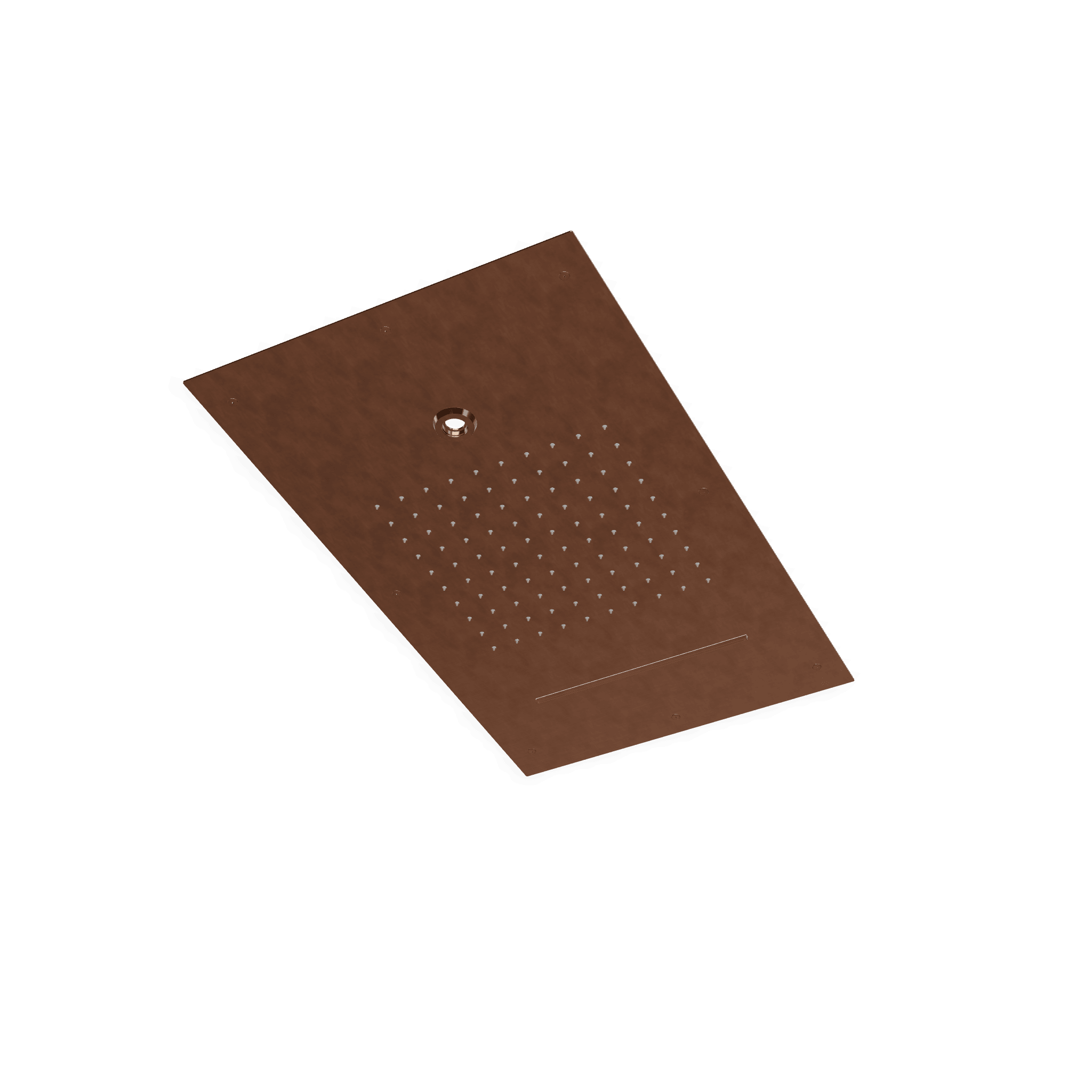 Верхний душ 700х400 мм встраиваемый с режимами 