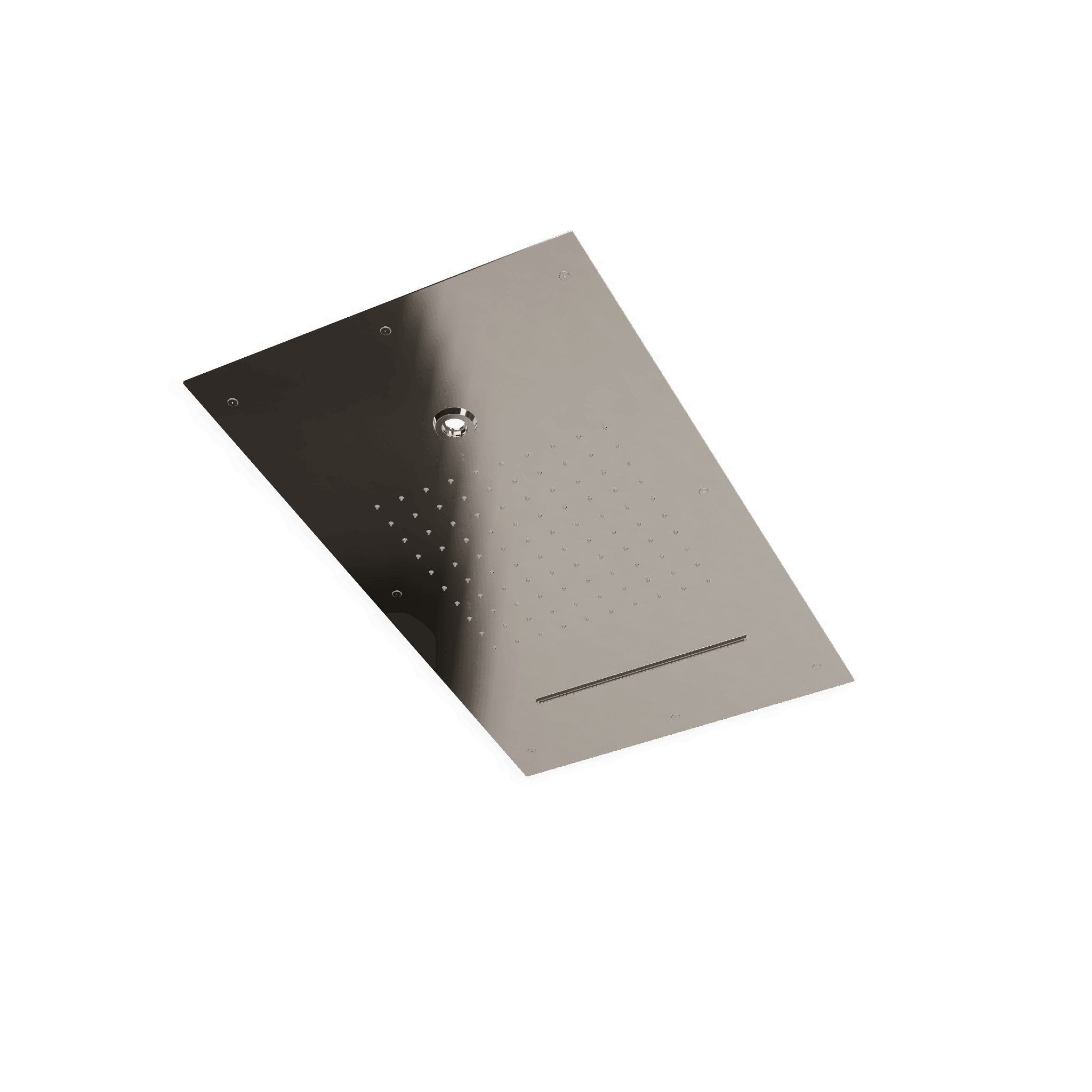 Верхний душ 700х400 мм встраиваемый с режимами 