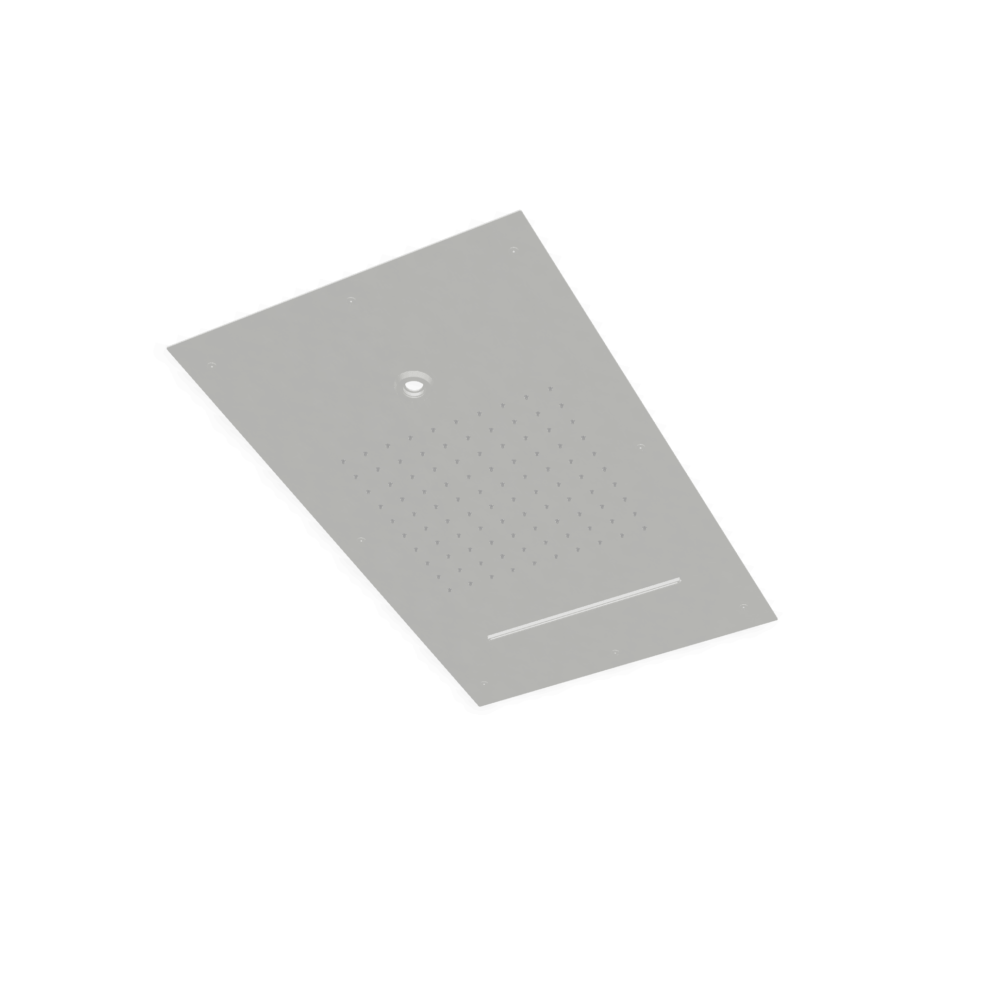 Верхний душ 700х400 мм встраиваемый с режимами 