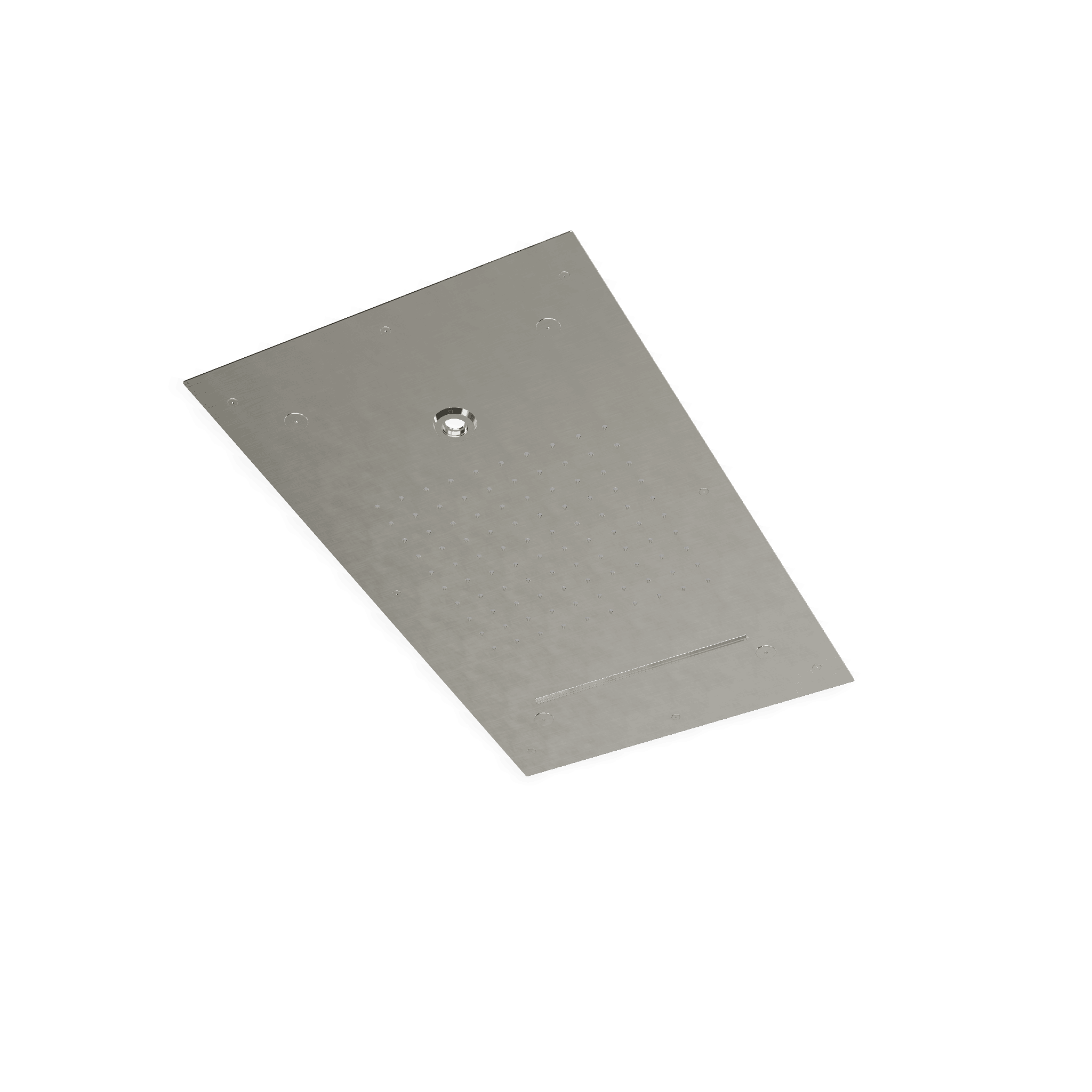 Верхний душ 700х400 мм встраиваемый с режимами 