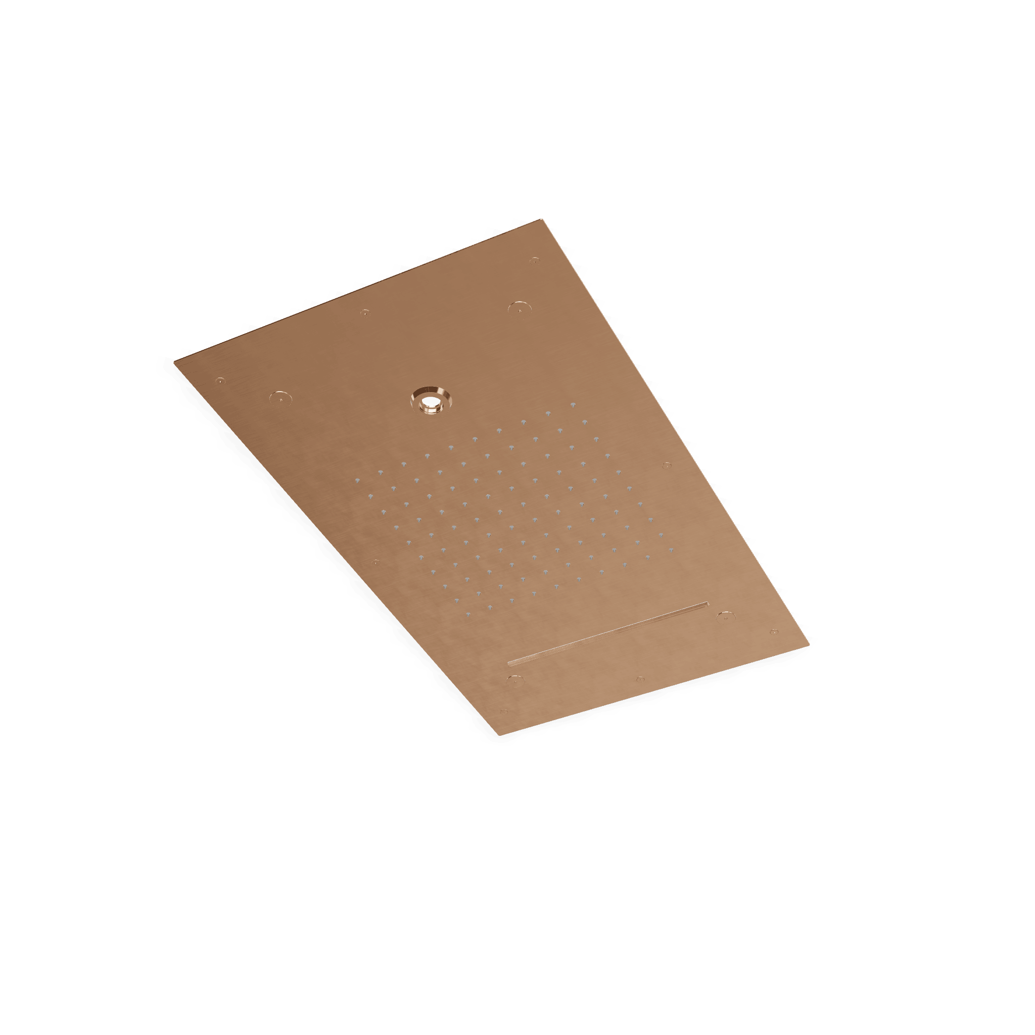 Верхний душ 700х400 мм встраиваемый с режимами 