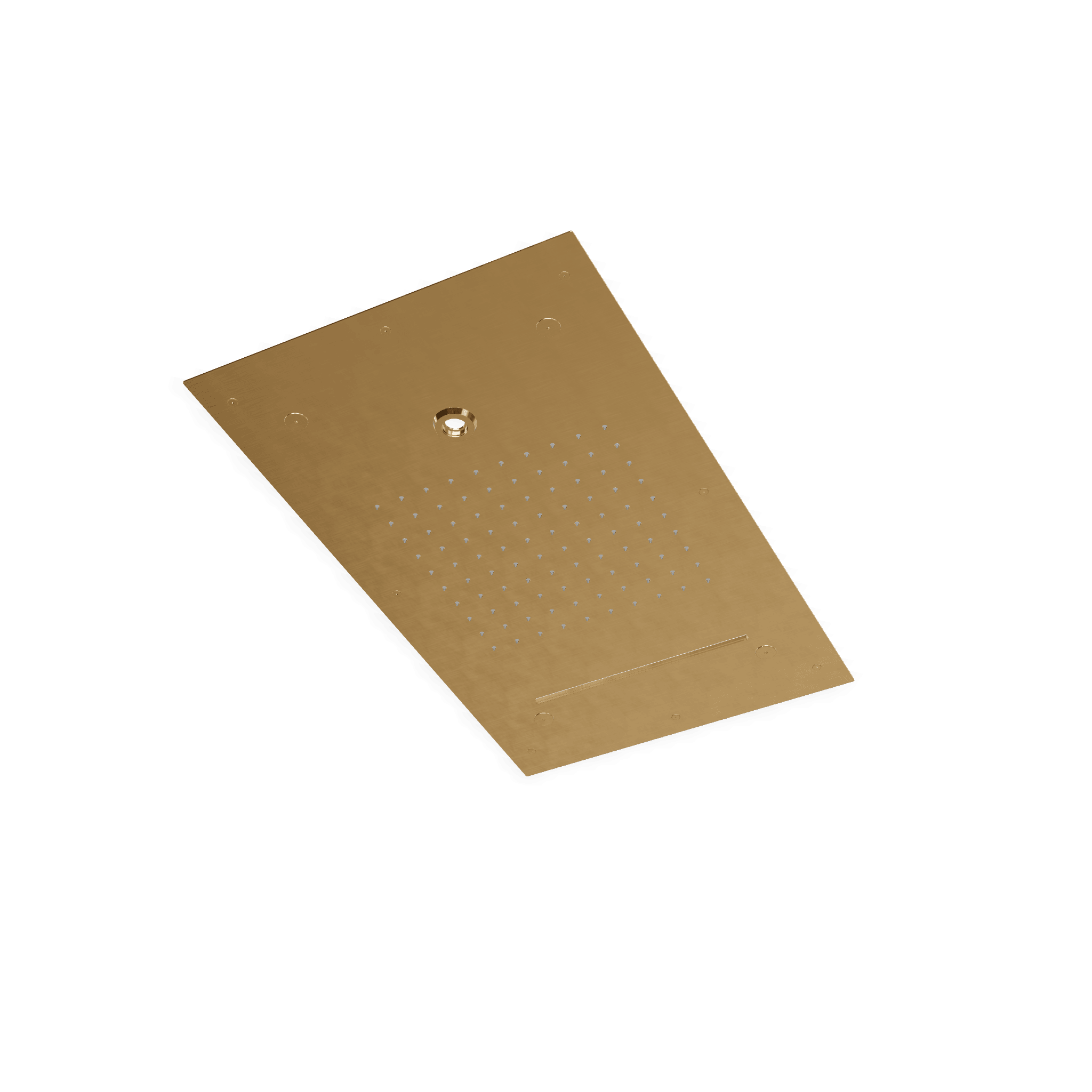 Верхний душ 700х400 мм встраиваемый с режимами 